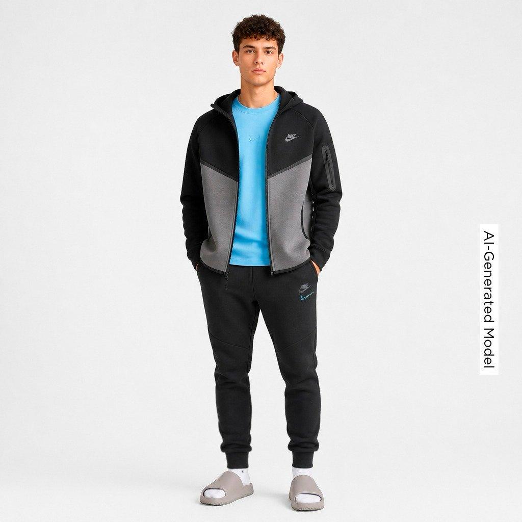 Men's Nike Tech Fleece Stacked Swoosh Jogger Pants