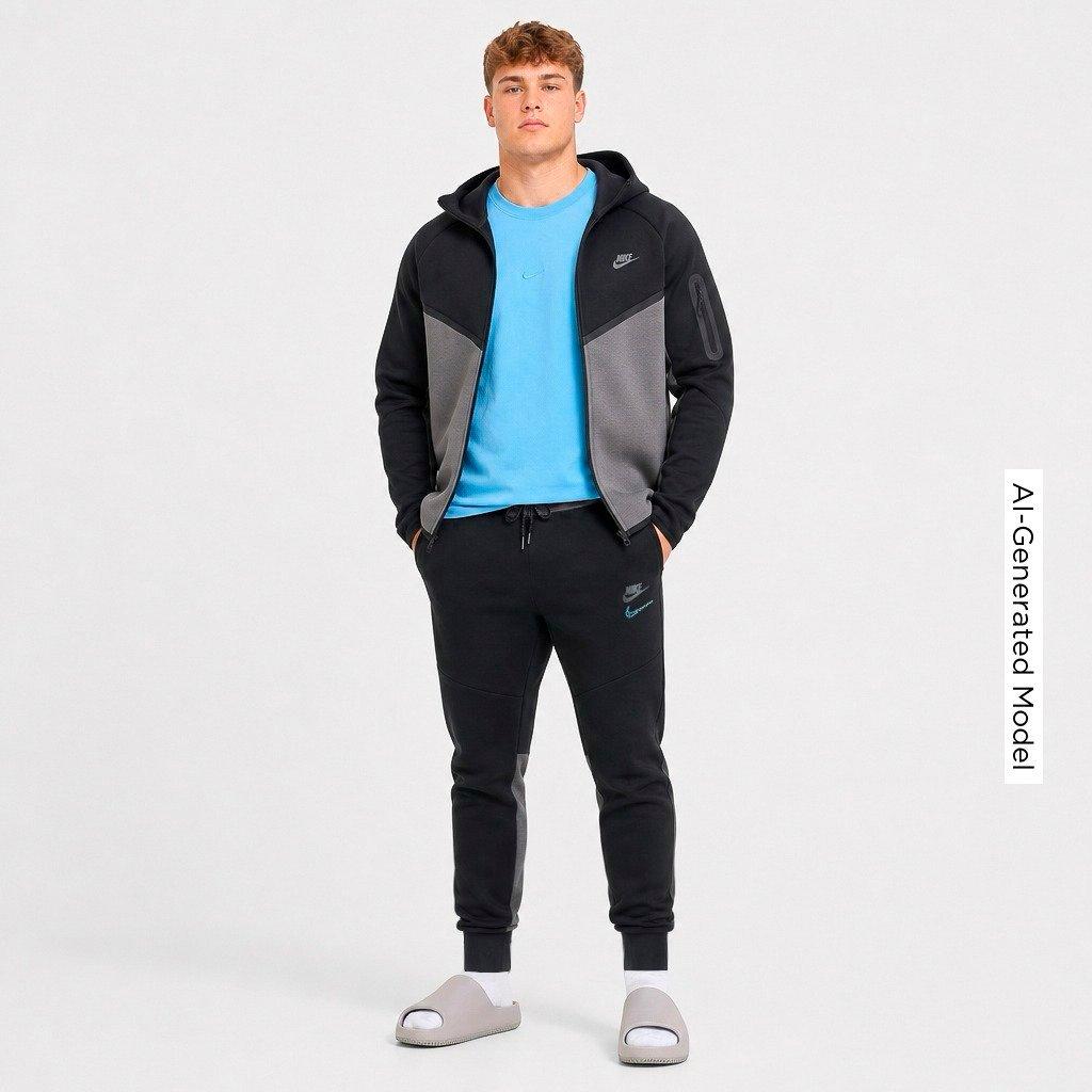 Men's Nike Tech Fleece Stacked Swoosh Jogger Pants