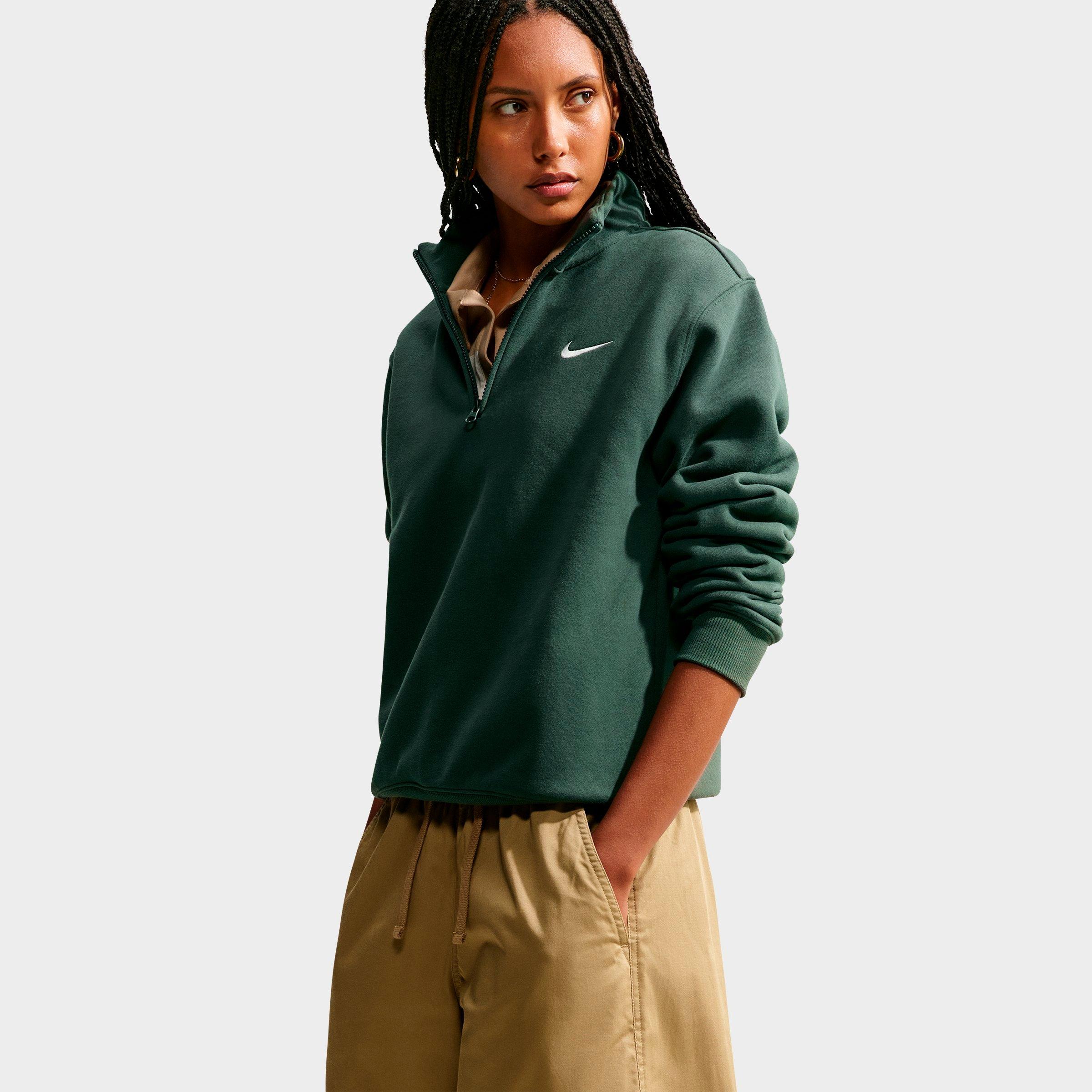 Women's Nike Studio Fleece Medium-Weight Quarter-Zip Jacket