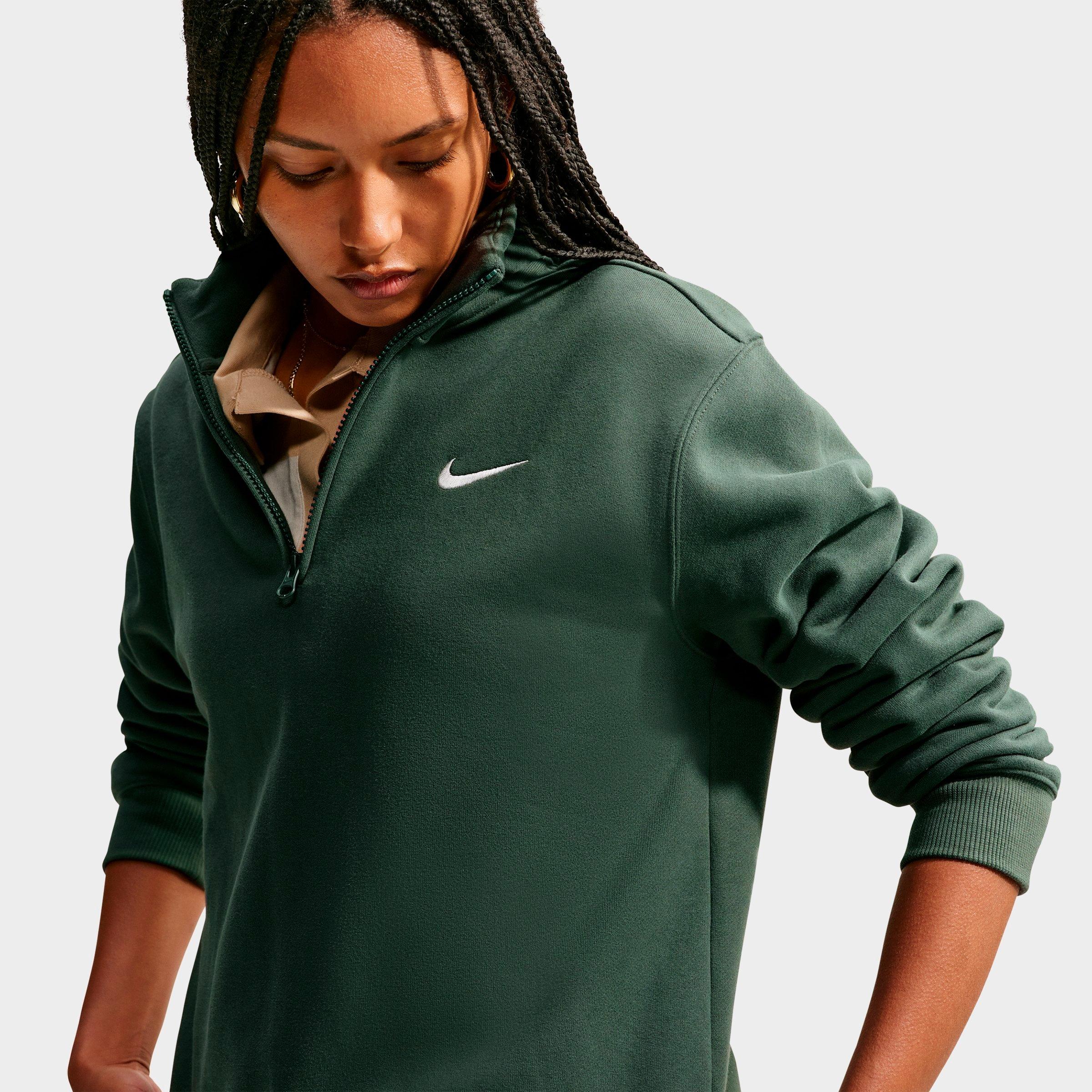 Women's Nike Studio Fleece Medium-Weight Quarter-Zip Jacket