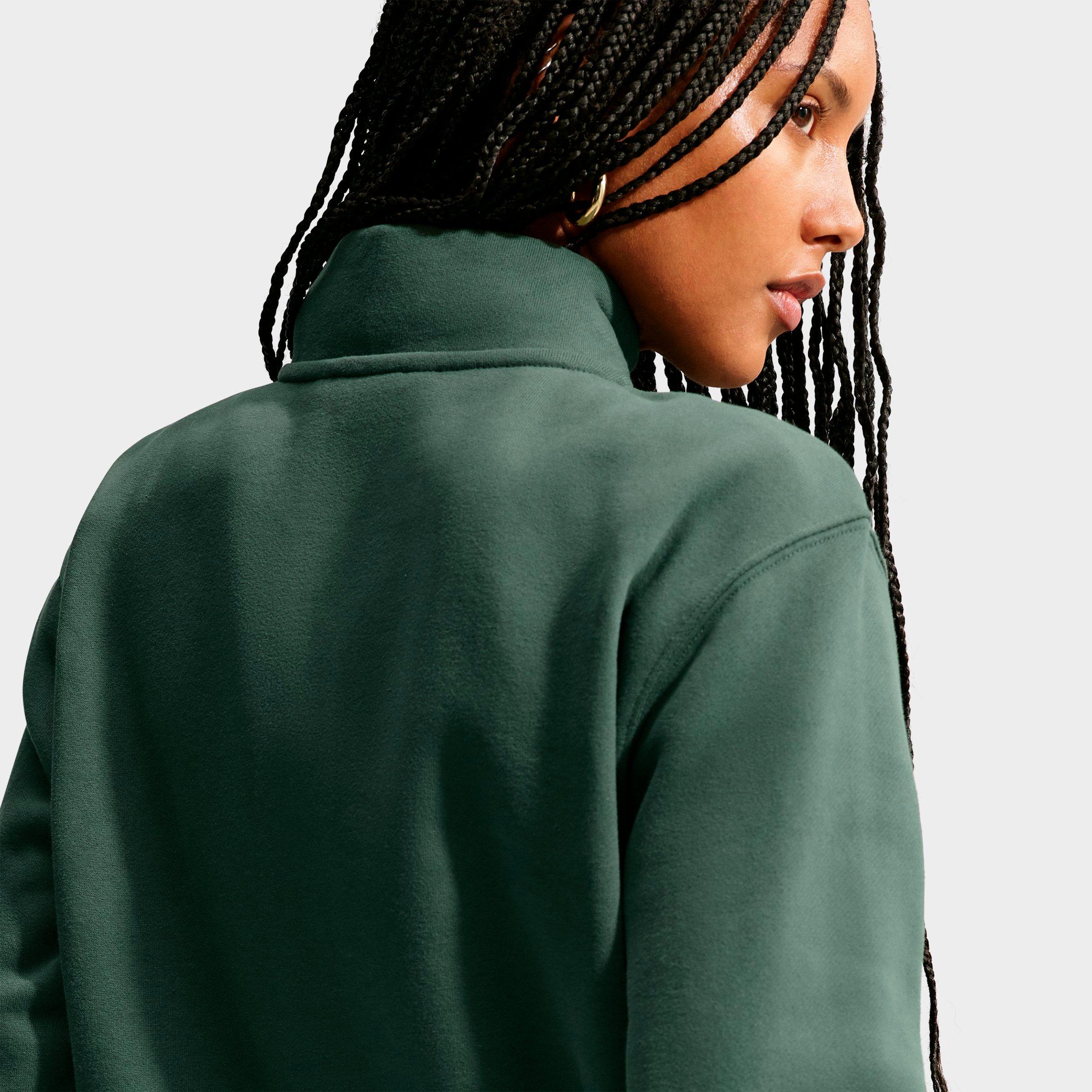 Women's Nike Studio Fleece Medium-Weight Quarter-Zip Jacket