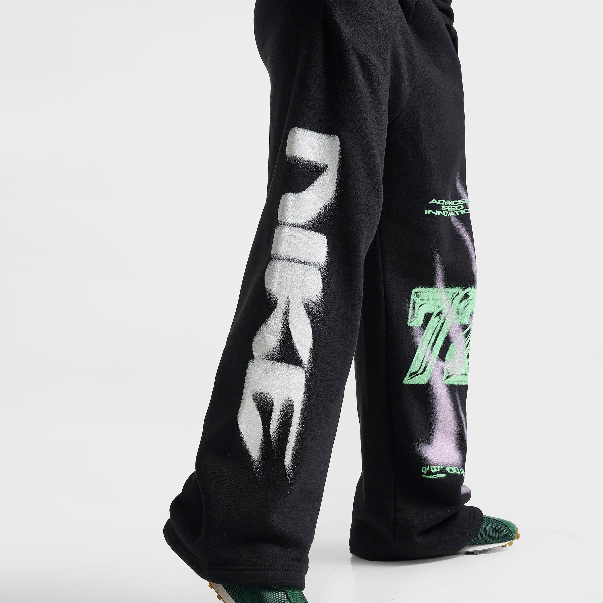 Women's Nike Studio Fleece Medium-Weight Oversized Straight-Leg Graphic Pants