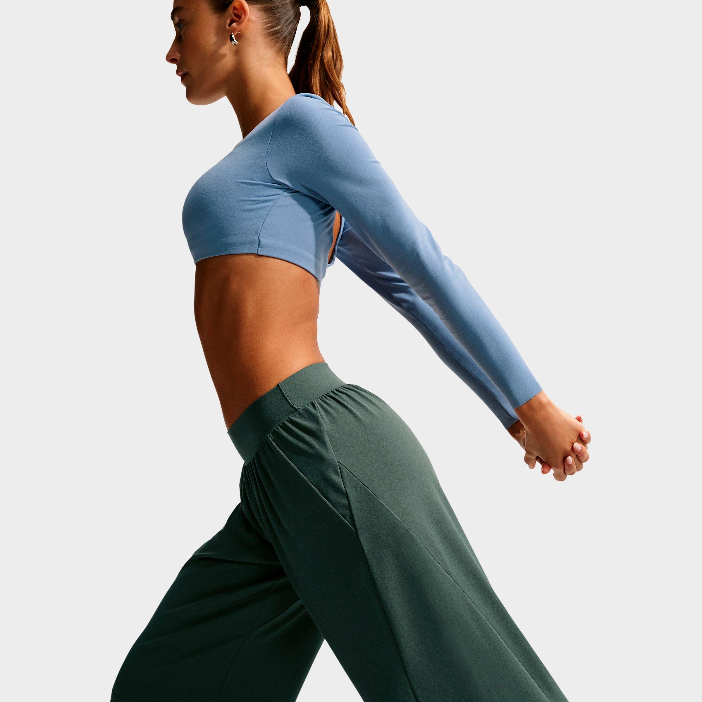 Women's Nike Zenvy Mid-Rise Wide-Leg Pants