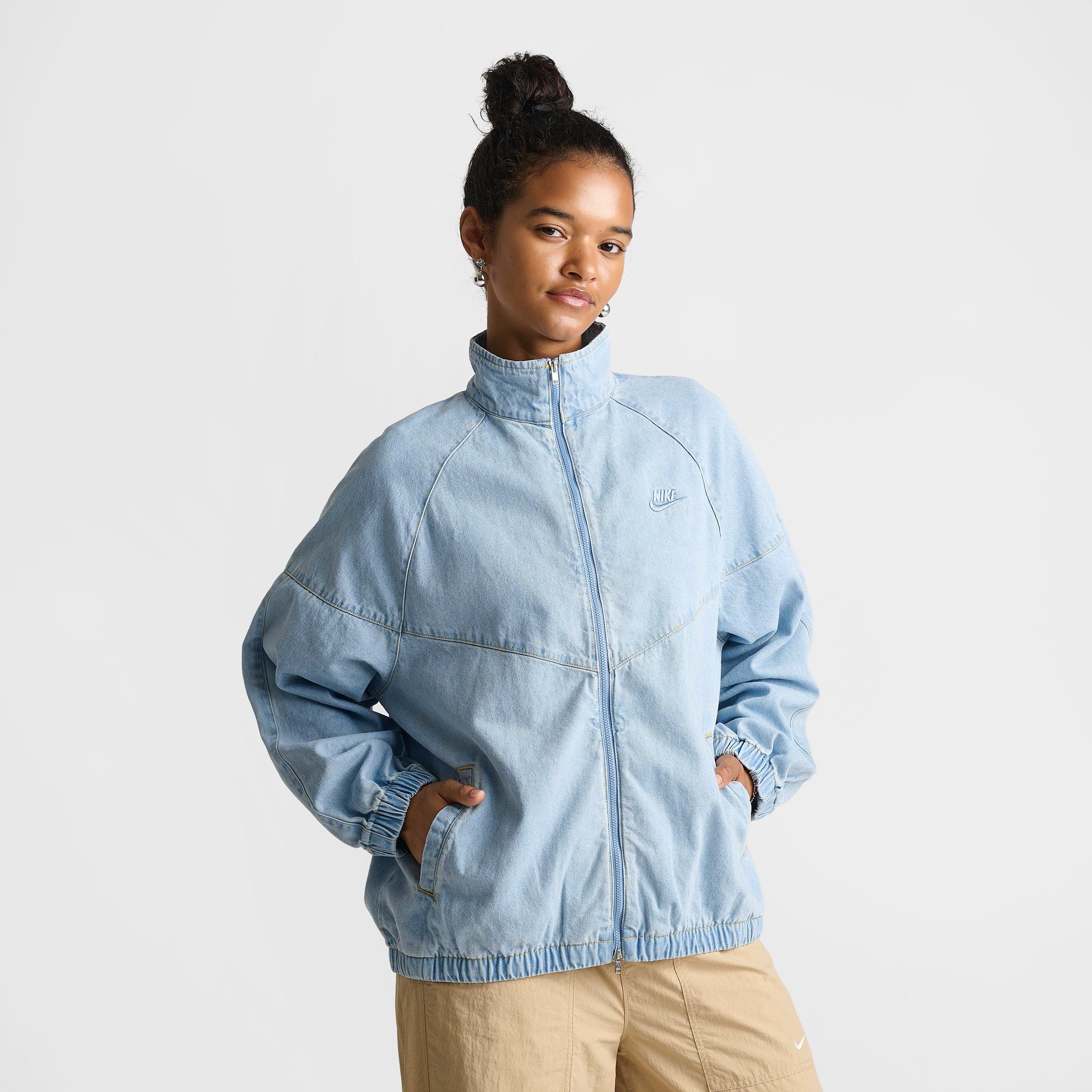 Women's Nike Windrunner Oversized Denim Jacket