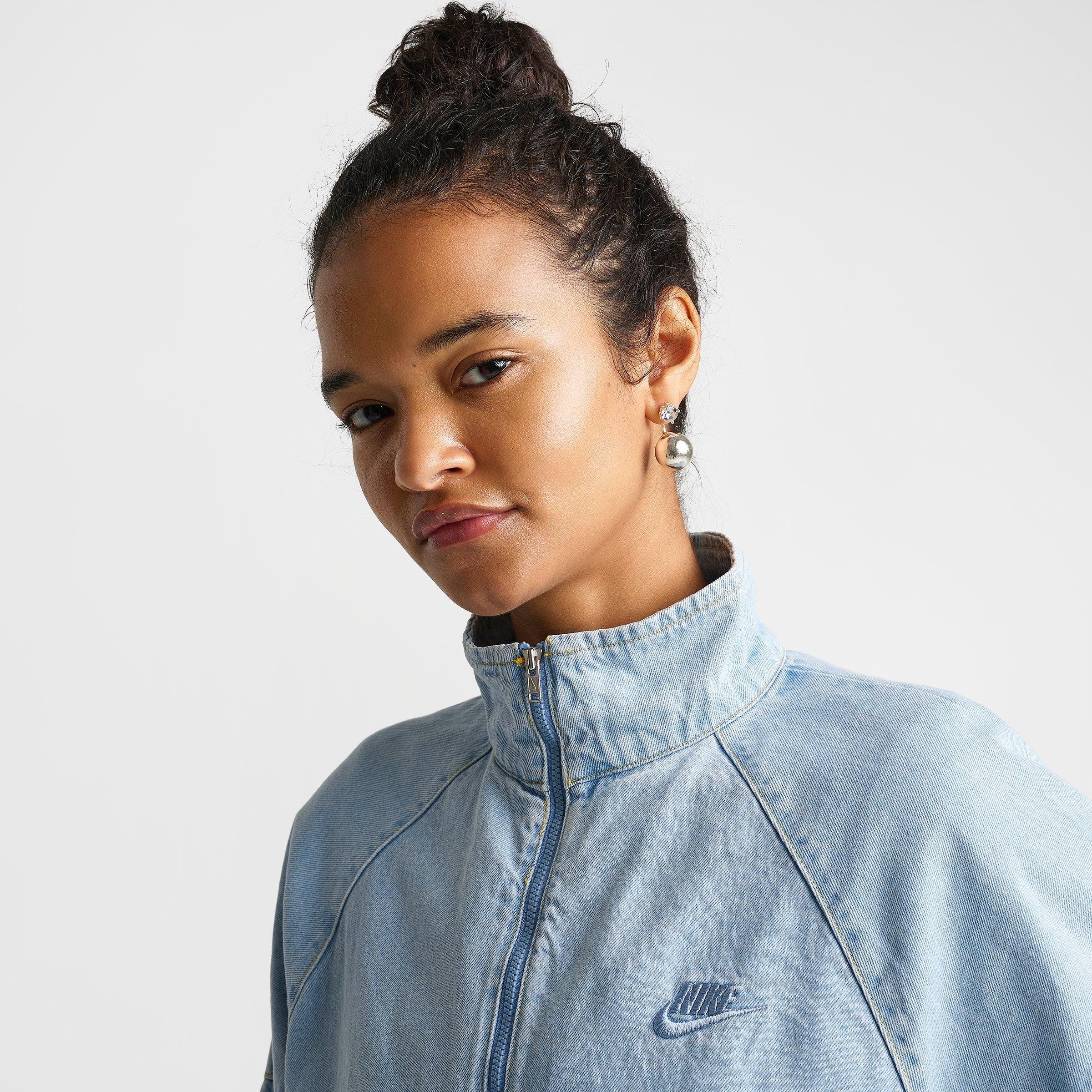 Women's Nike Windrunner Oversized Denim Jacket