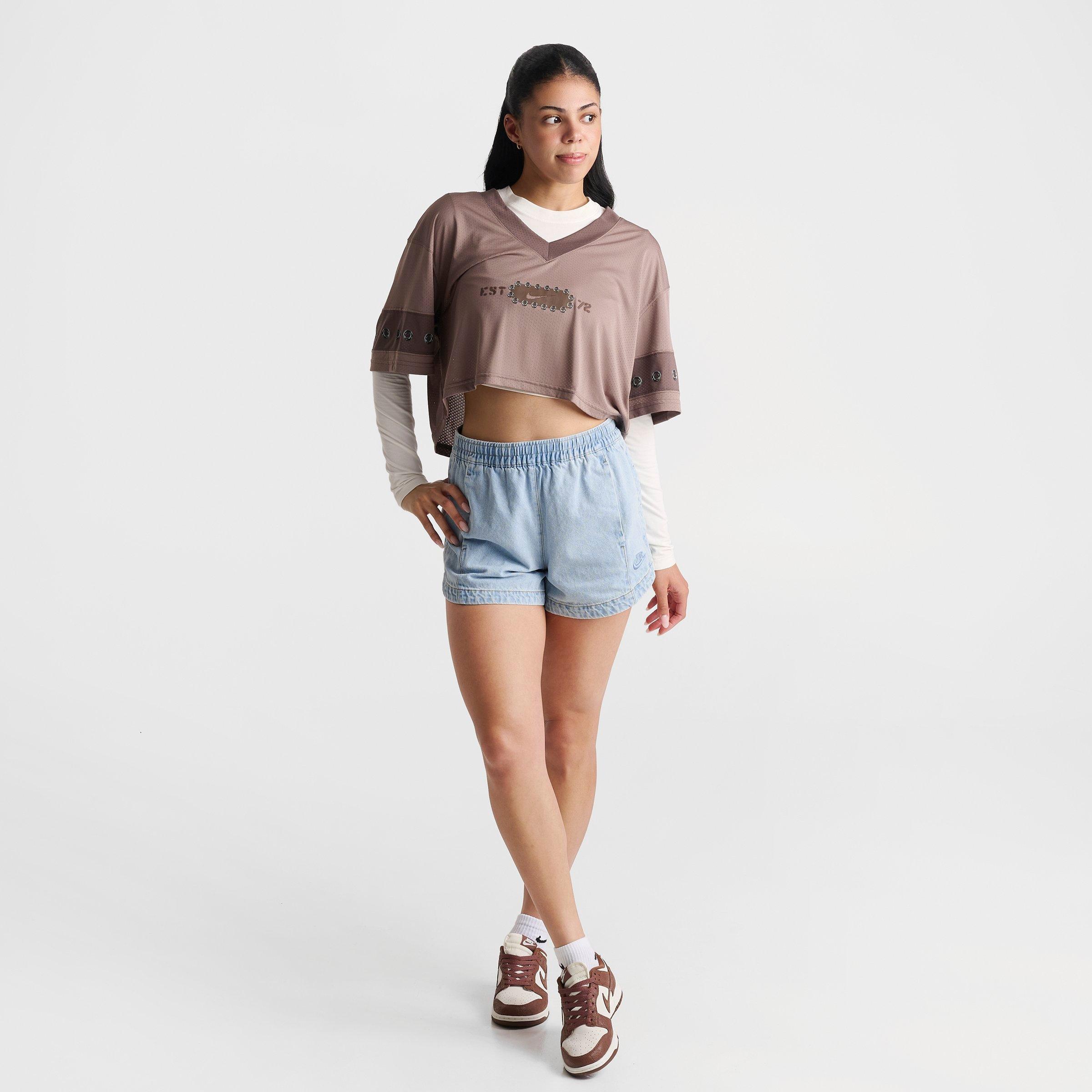Women's Nike Sportswear Tempo Mid-Rise Denim Shorts