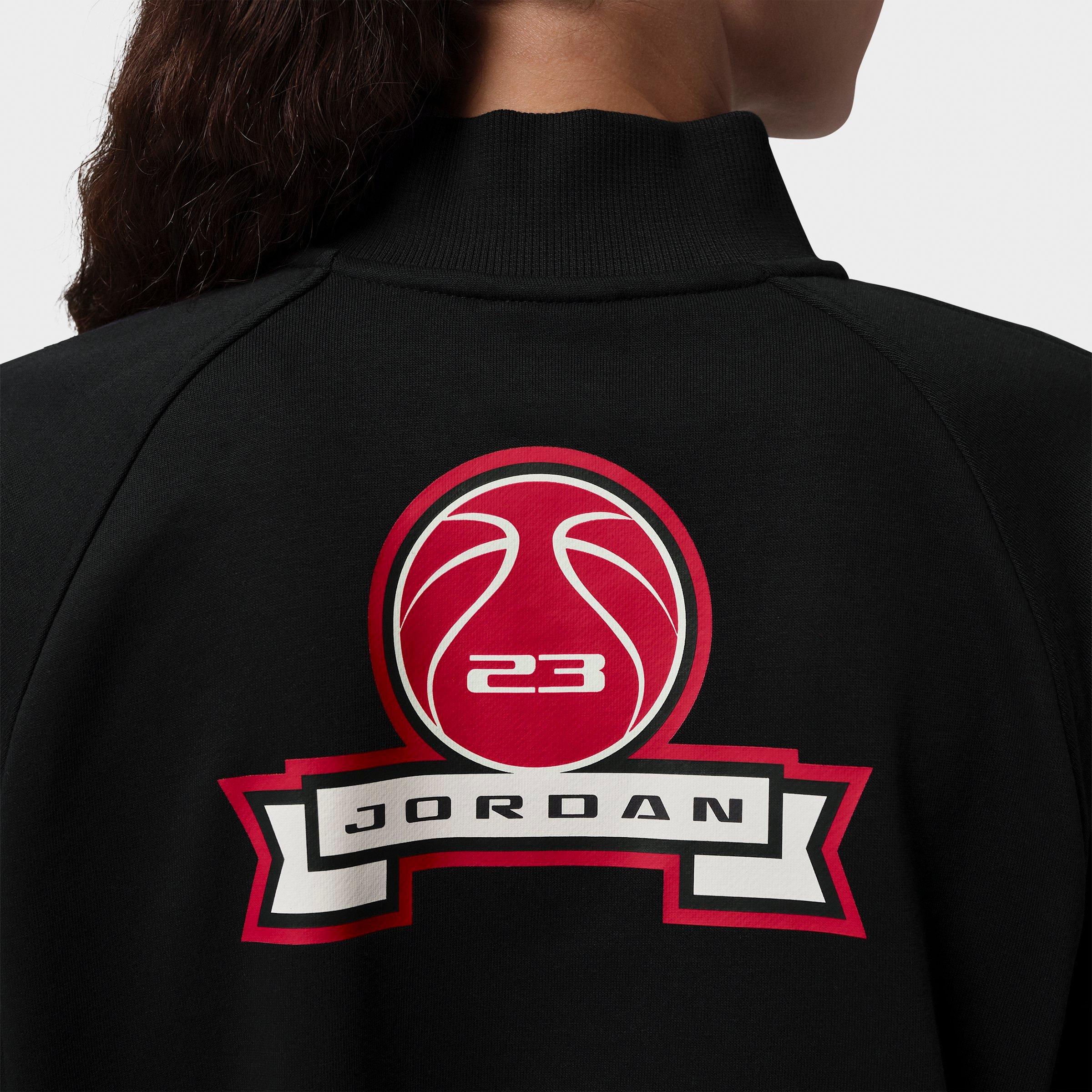 Women's Jordan Brooklyn Fleece Cropped Quarter-Zip Top