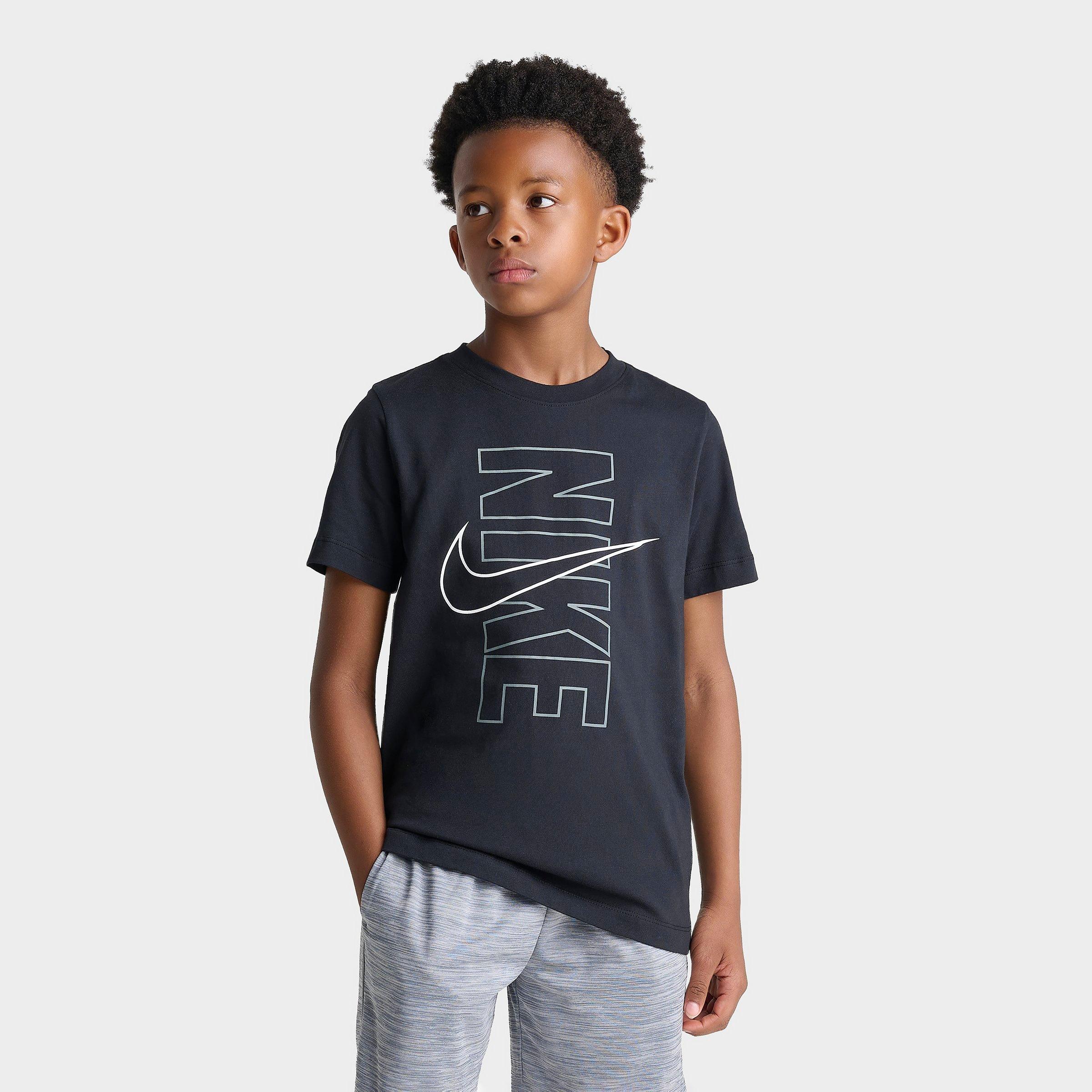 Big Kids' Nike Sportswear Block Graphic T-Shirt