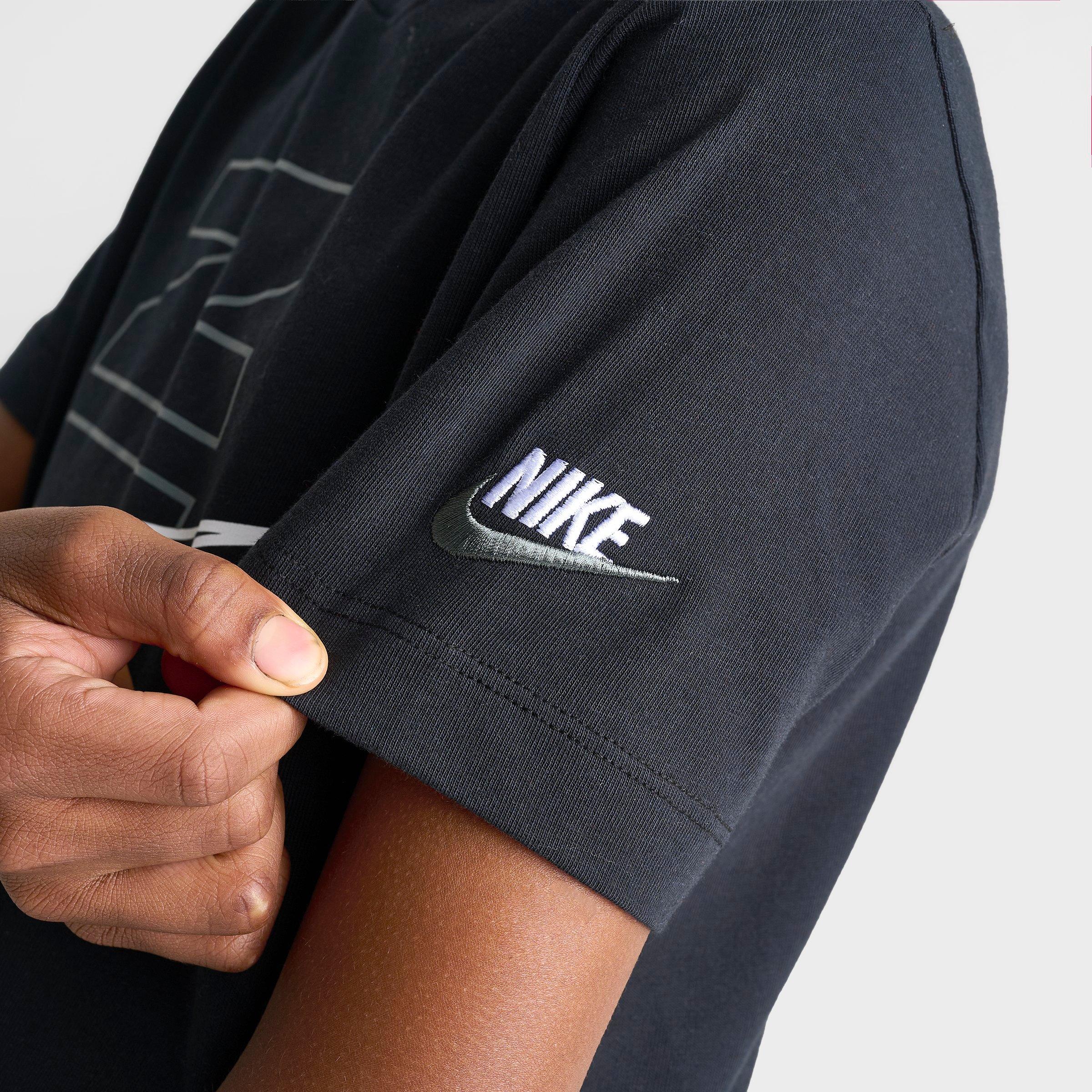 Big Kids' Nike Sportswear Block Graphic T-Shirt