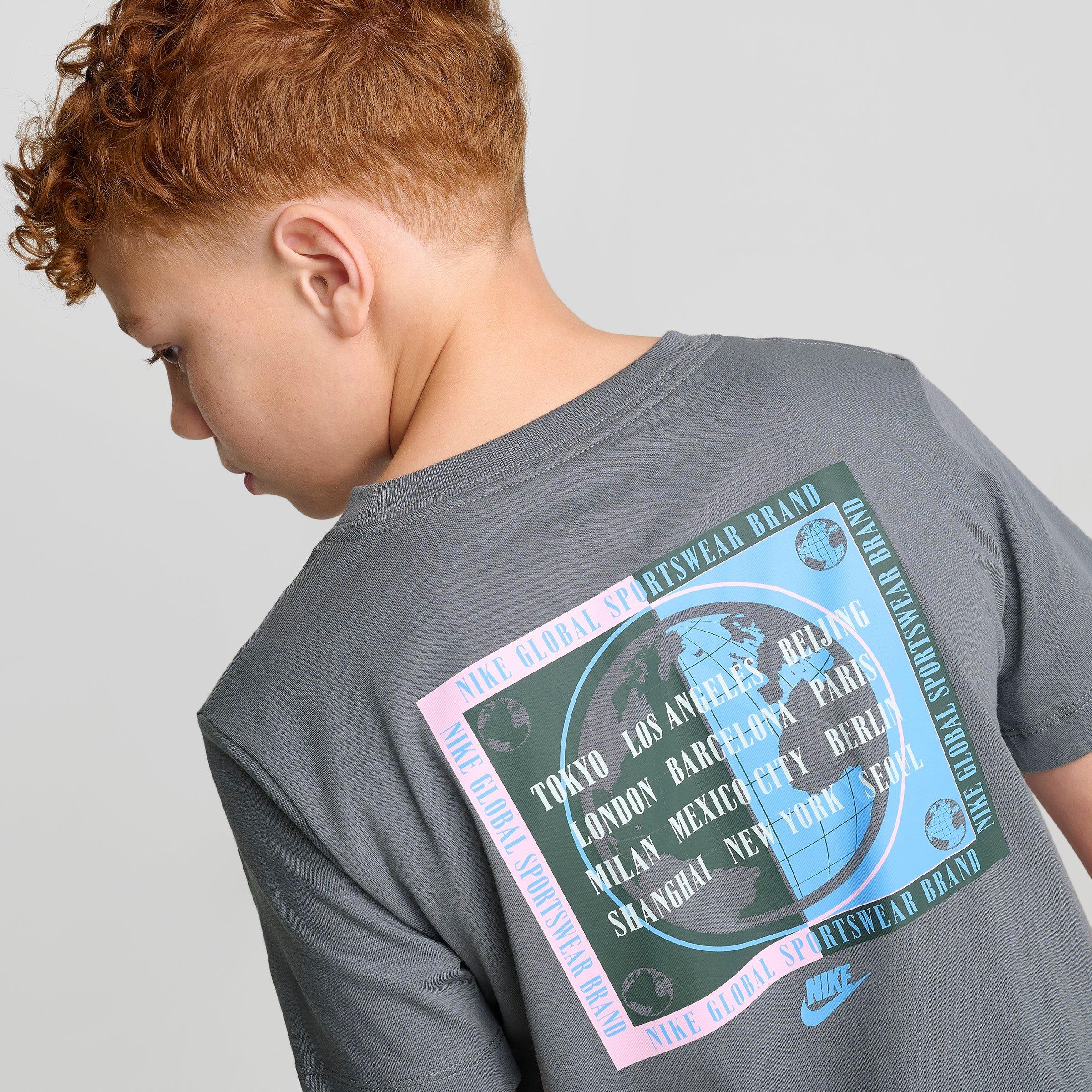 Big Kids' Nike Sportswear World T-Shirt
