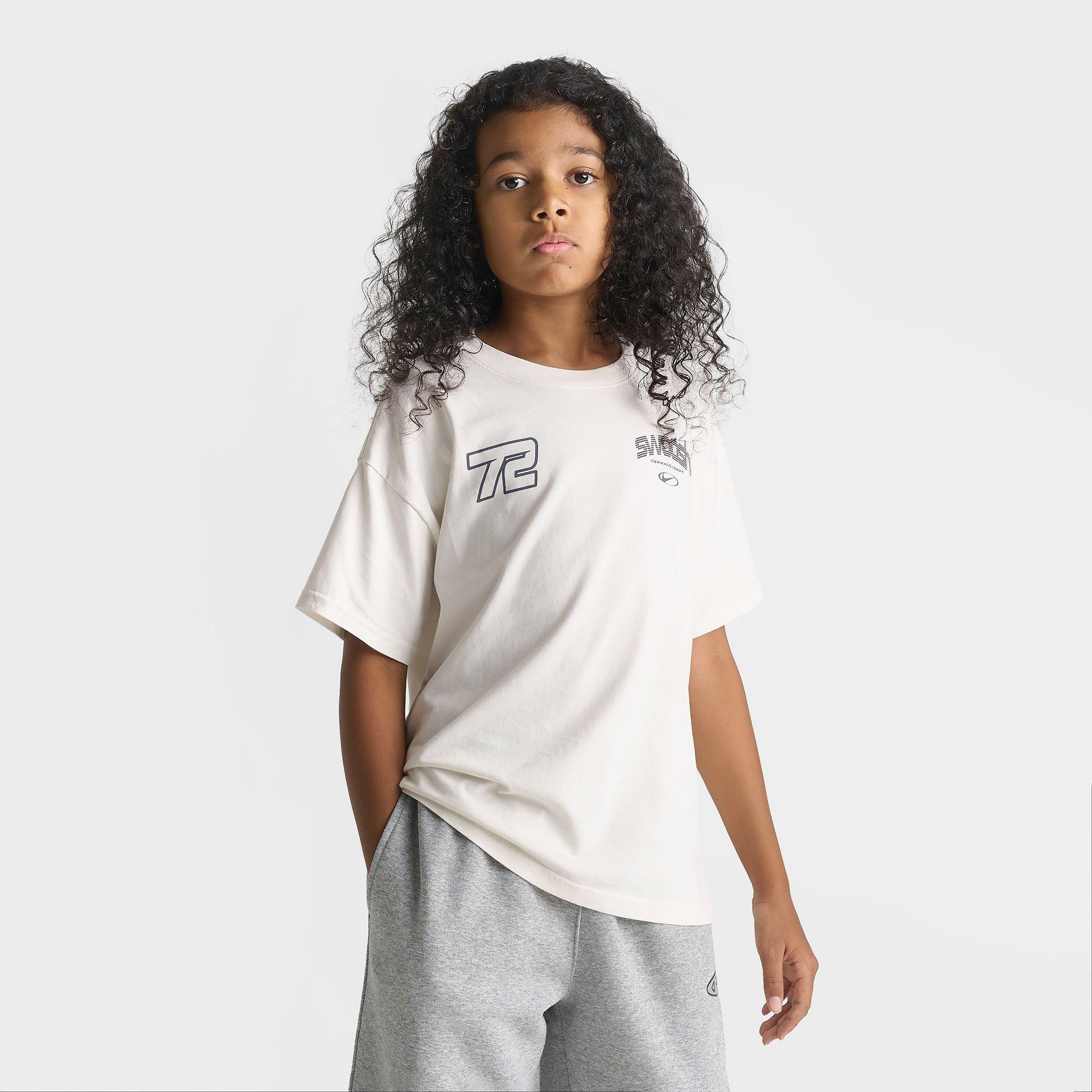 Big Kids' Nike Sportswear Swoosh Back Hit T-Shirt