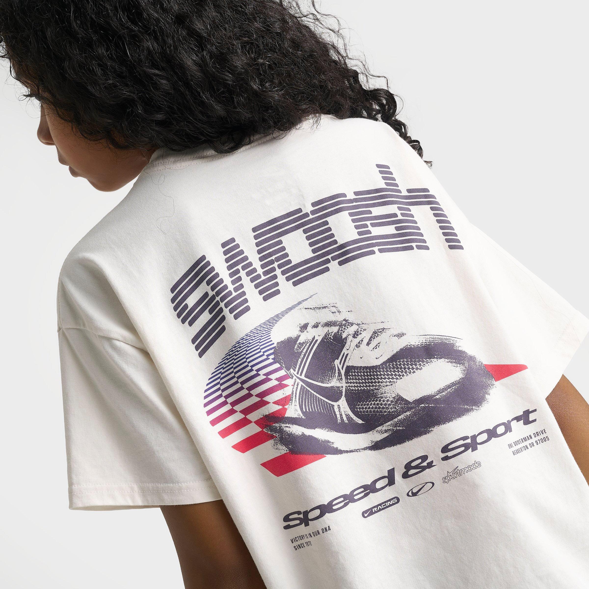 Big Kids' Nike Sportswear Swoosh Back Hit T-Shirt