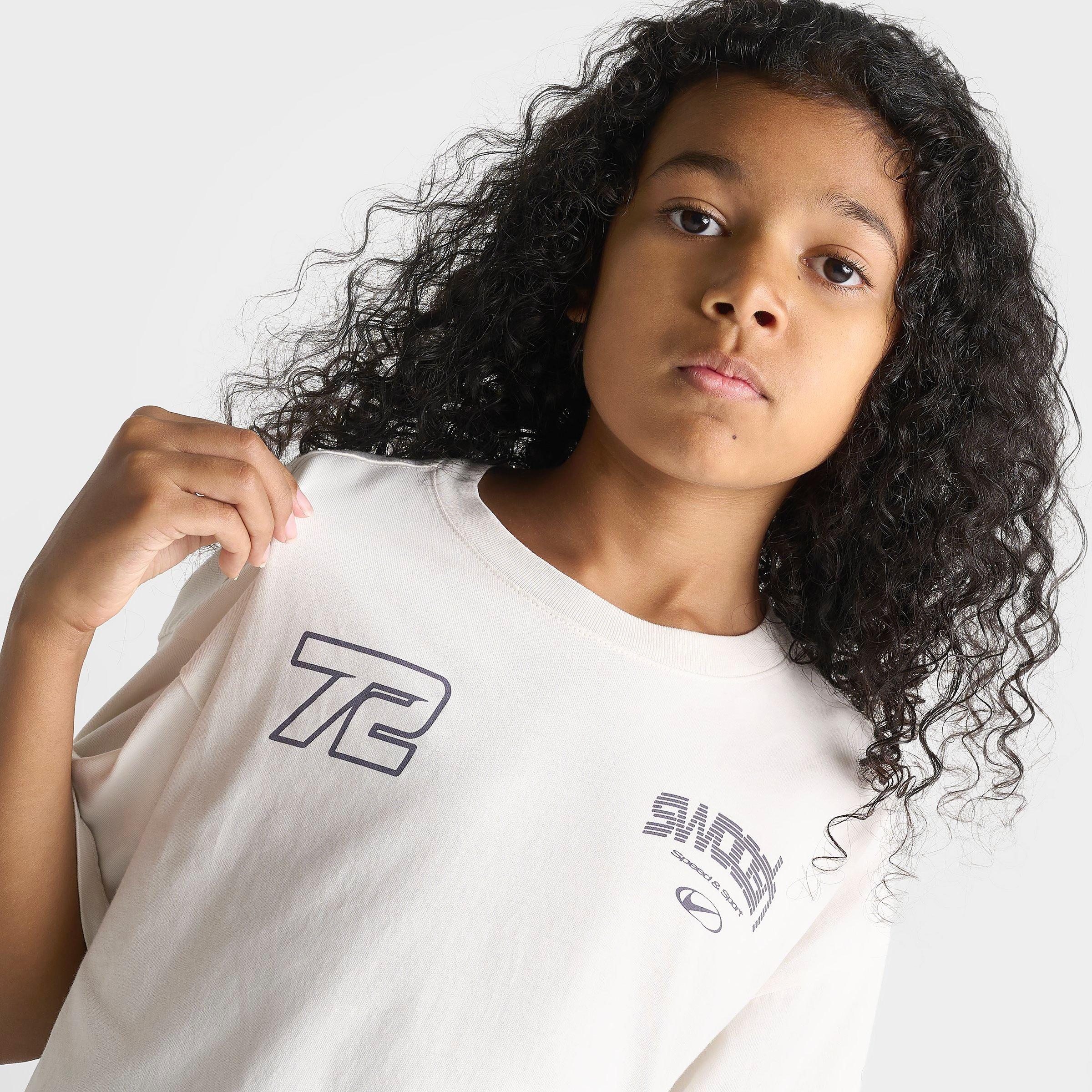 Big Kids' Nike Sportswear Swoosh Back Hit T-Shirt