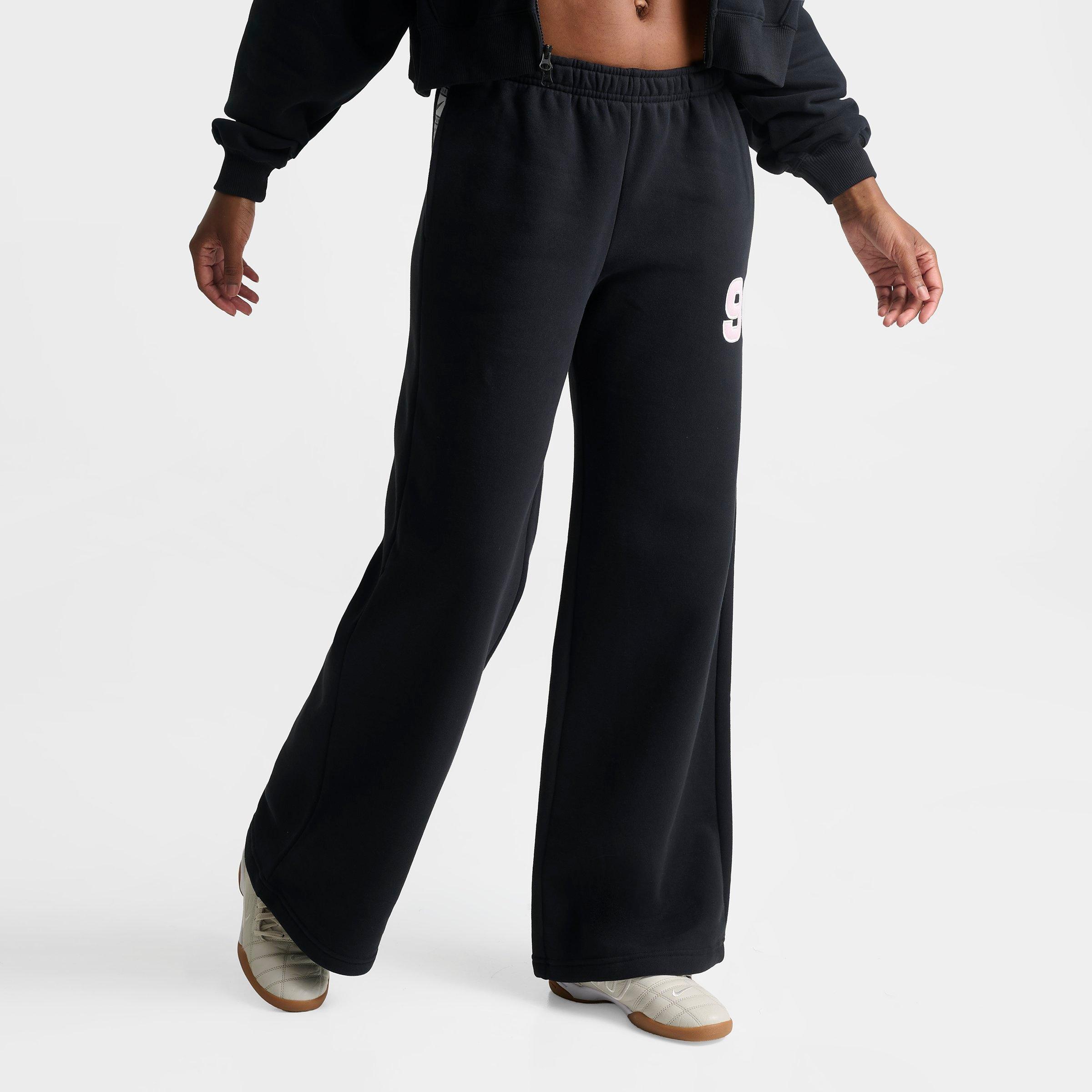 Women's Nike Studio Fleece Medium-Weight "90" Mid-Rise Wide-Leg Pants