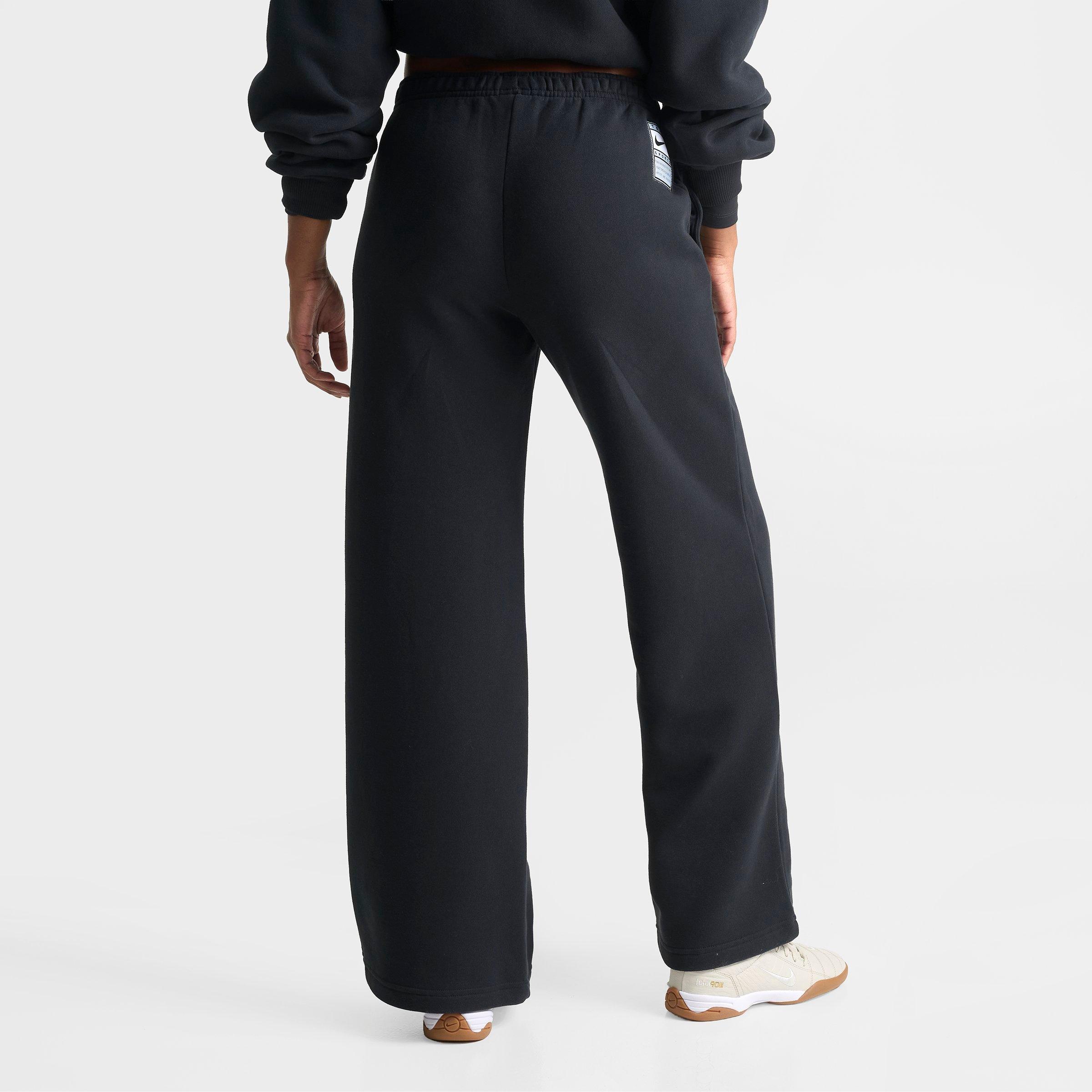 Women's Nike Studio Fleece Medium-Weight "90" Mid-Rise Wide-Leg Pants