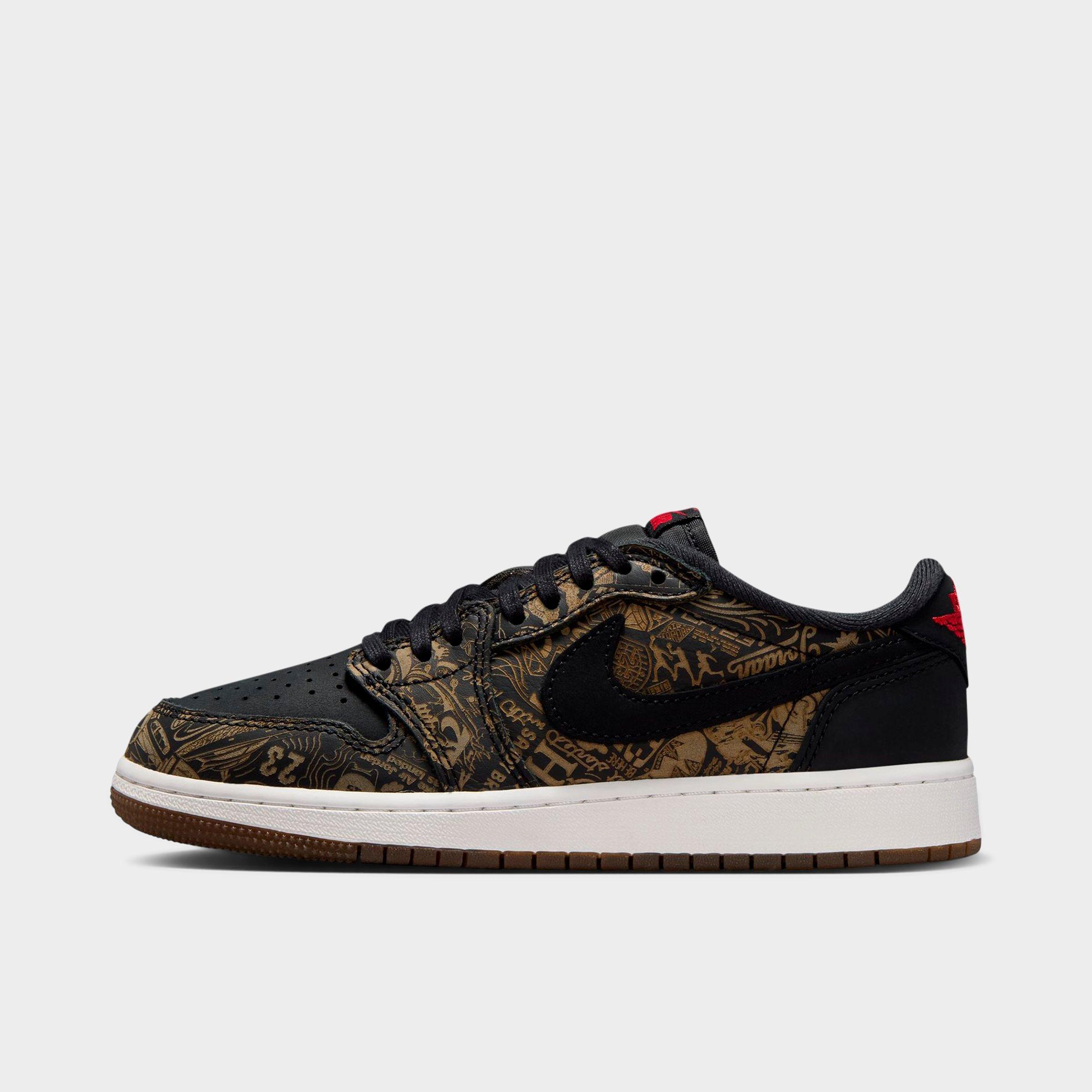 Big Kids' Air Jordan Retro 1 Low OG SE Laser Casual Shoes