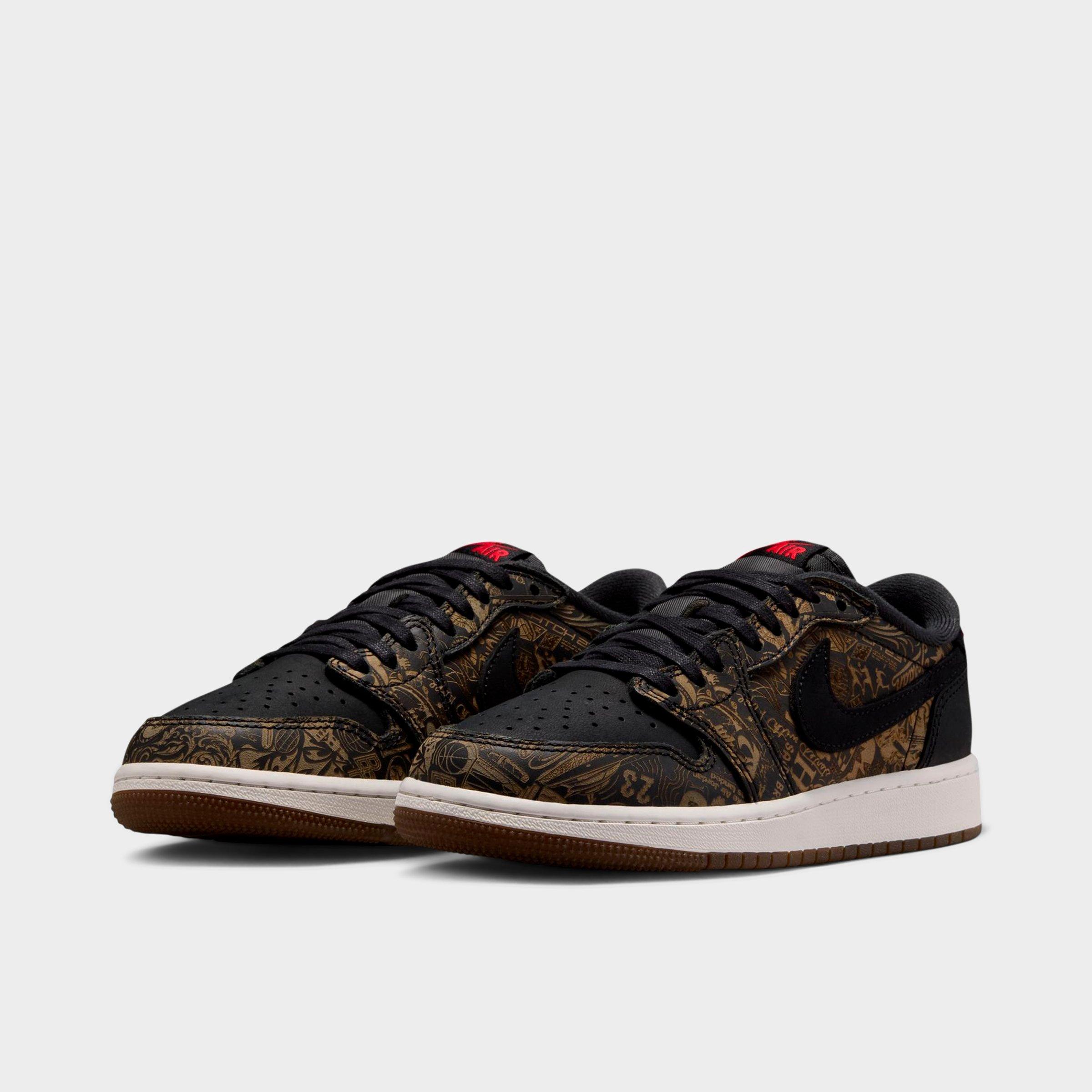 Big Kids' Air Jordan Retro 1 Low OG SE Laser Casual Shoes