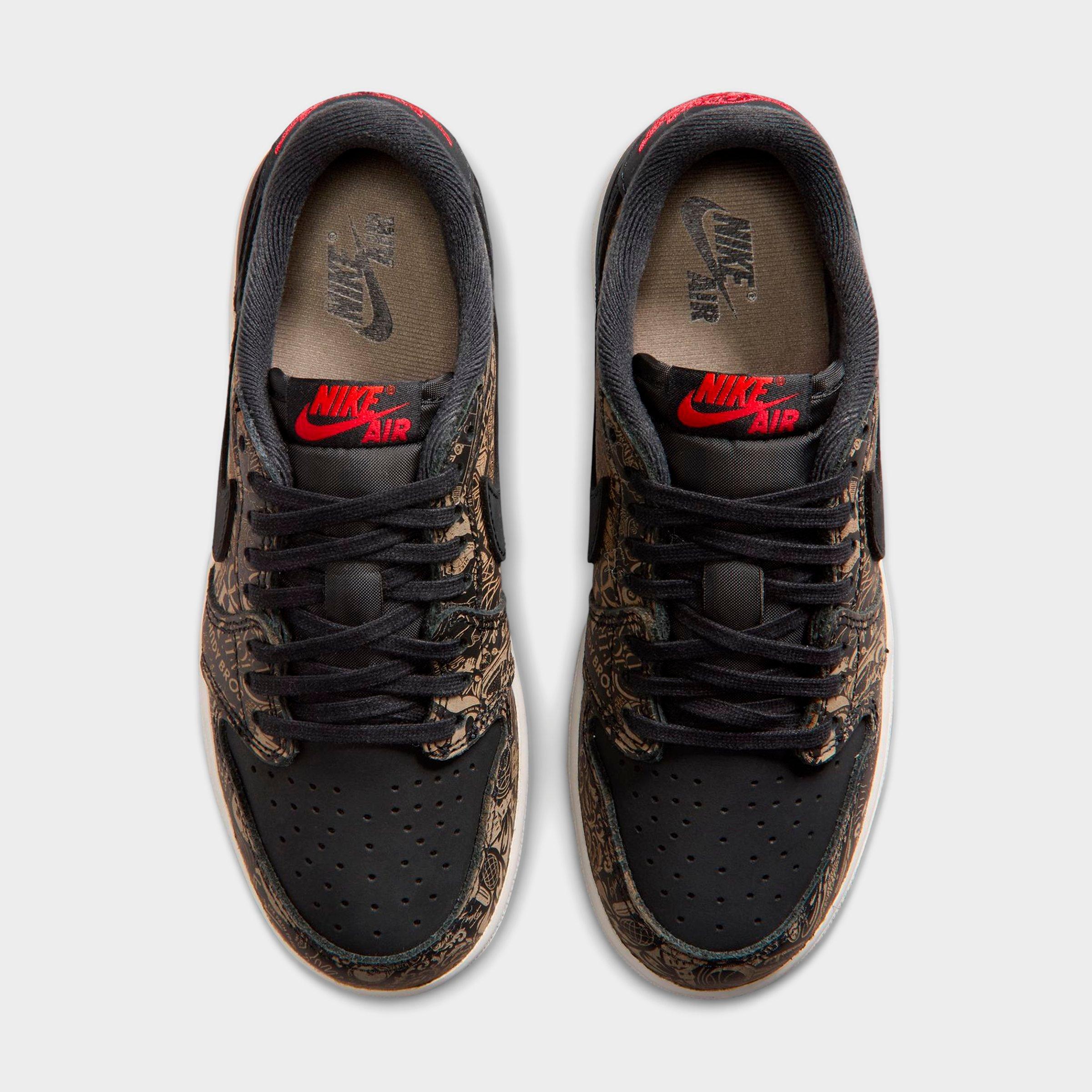 Big Kids' Air Jordan Retro 1 Low OG SE Laser Casual Shoes