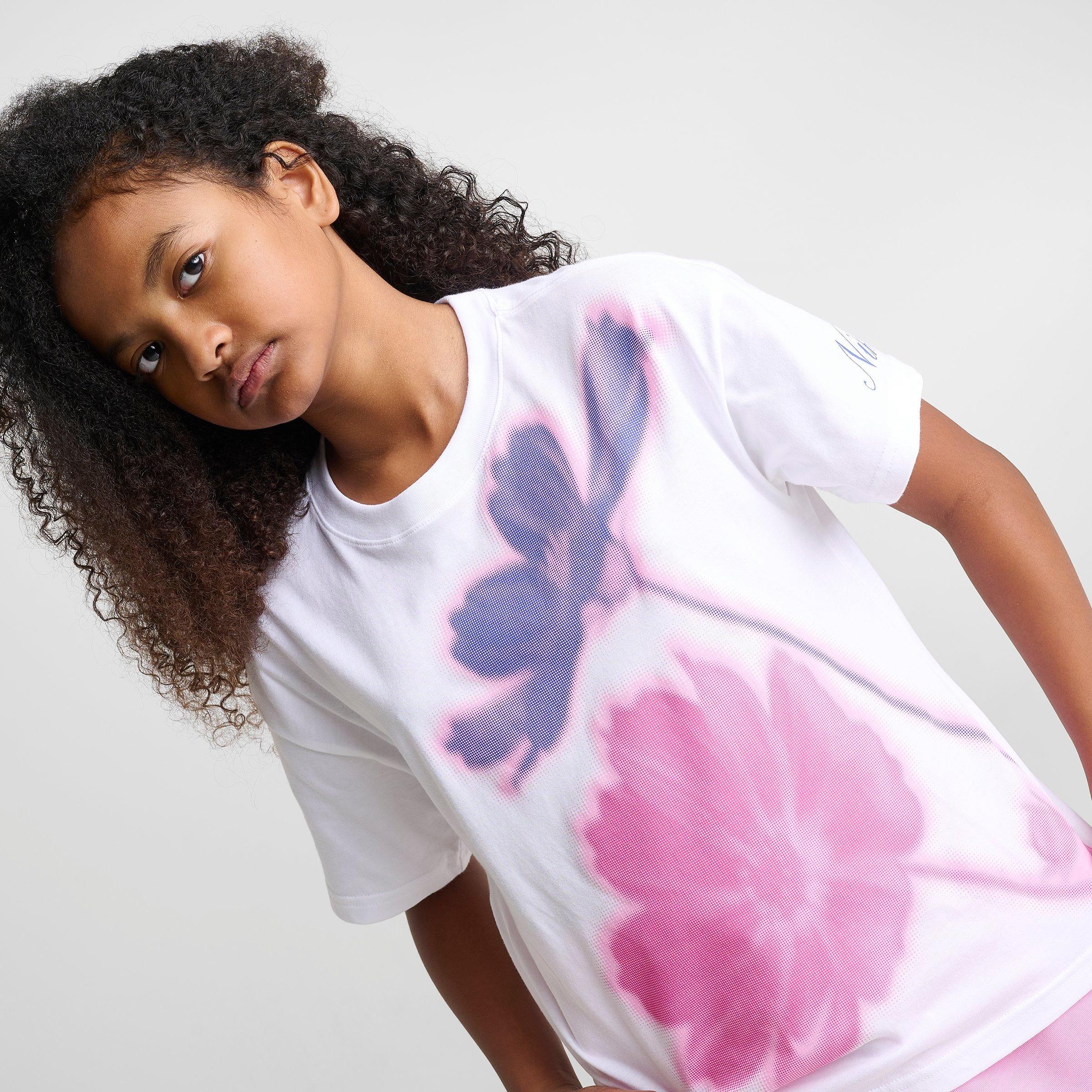 Girls' Big Kids' Nike Sportswear Essentials Floral Boyfriend T-Shirt
