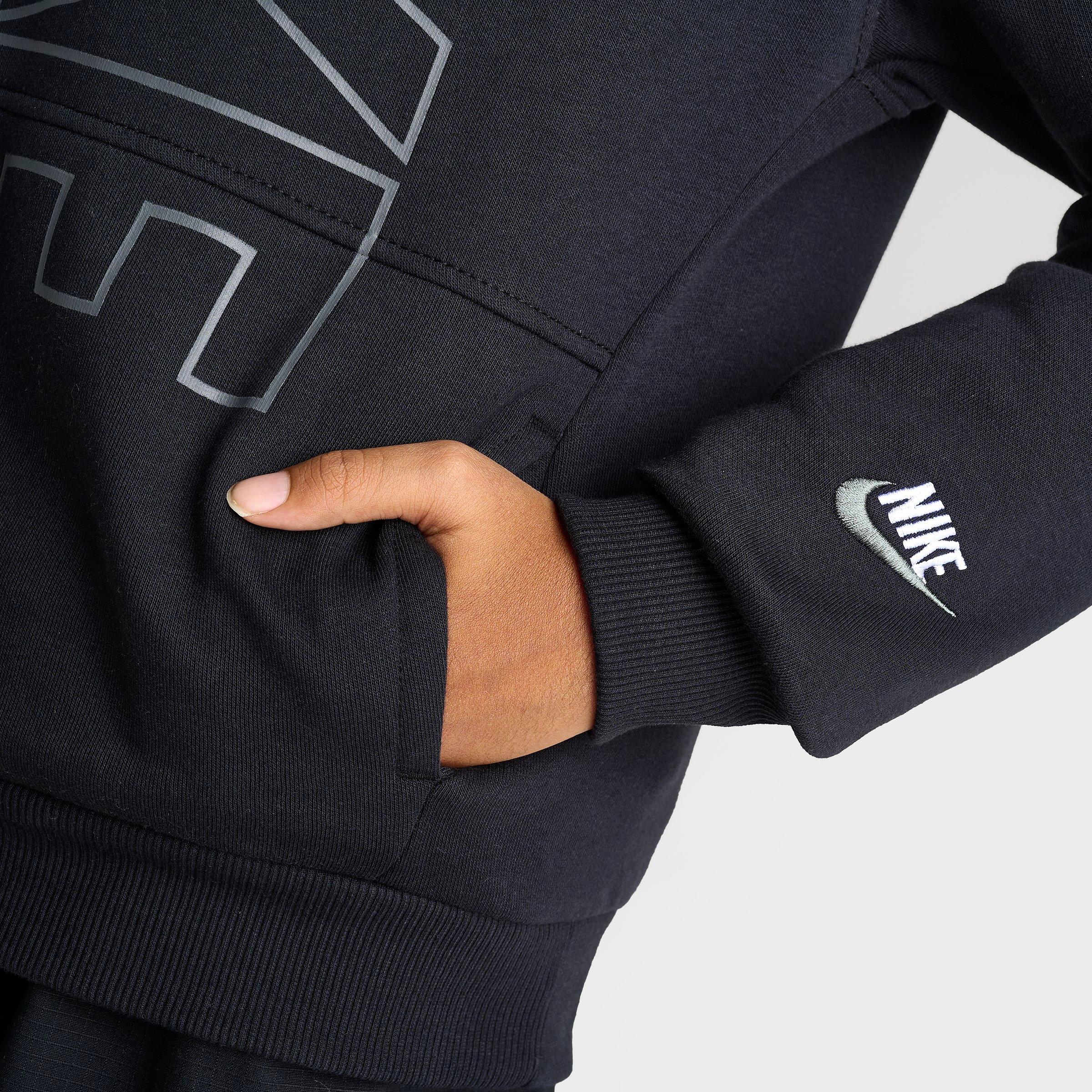 Big Kids' Nike Club Fleece Block Pullover Hoodie