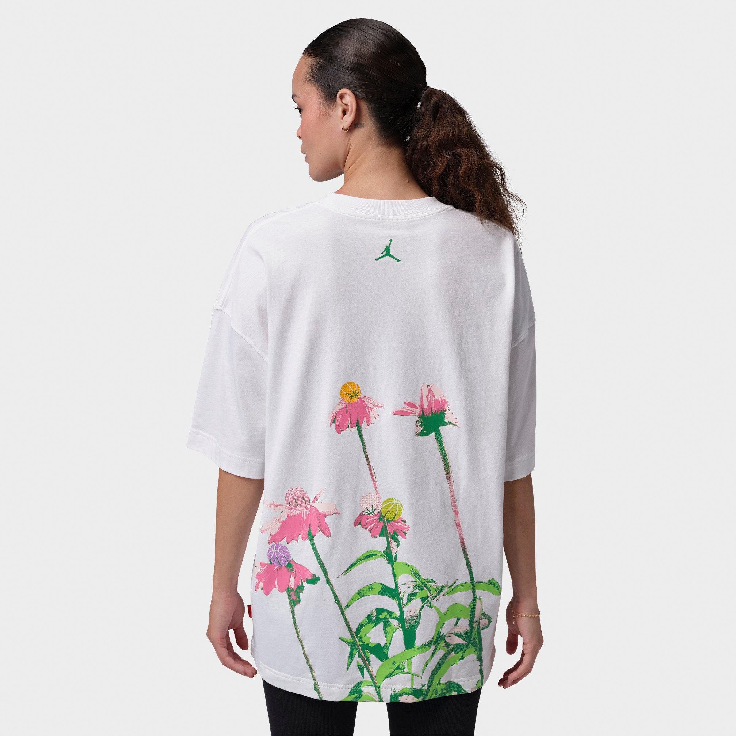 Women's Jordan Floral Loose-Fit T-Shirt