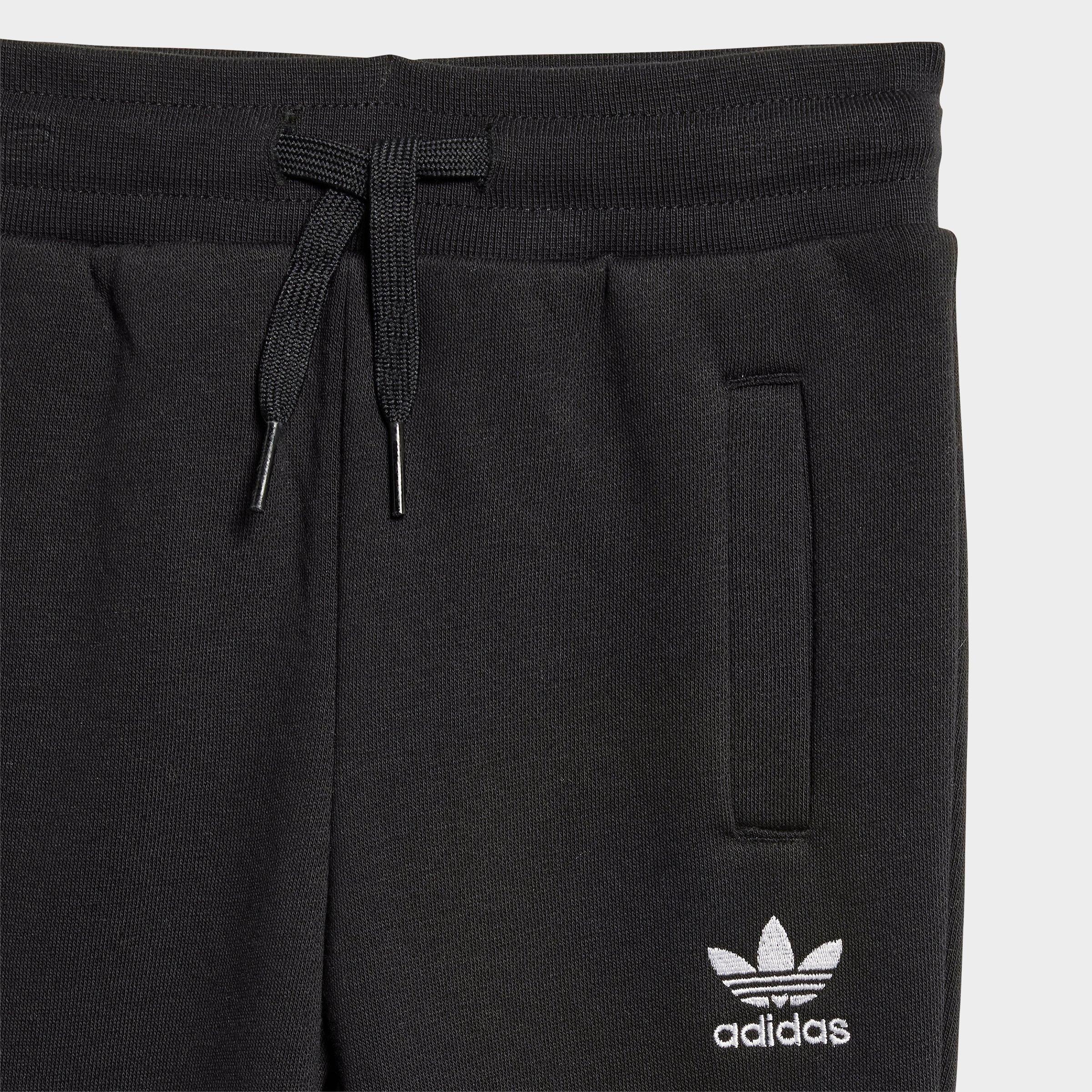 Infant and Toddler adidas Originals Trefoil Crewneck Sweater Jogger Pants Set