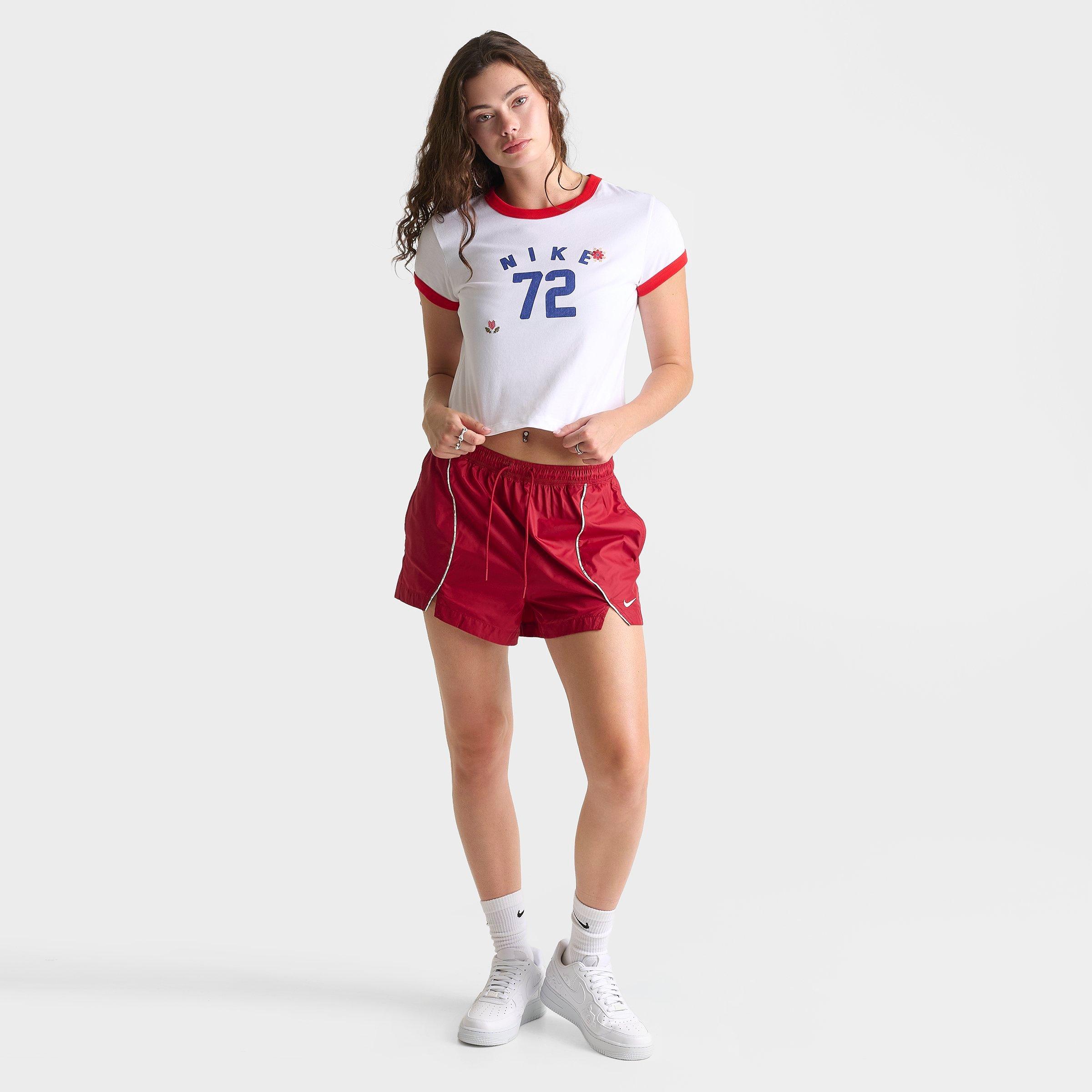 Women's Nike Sportswear Floral Cropped Ringer T-Shirt