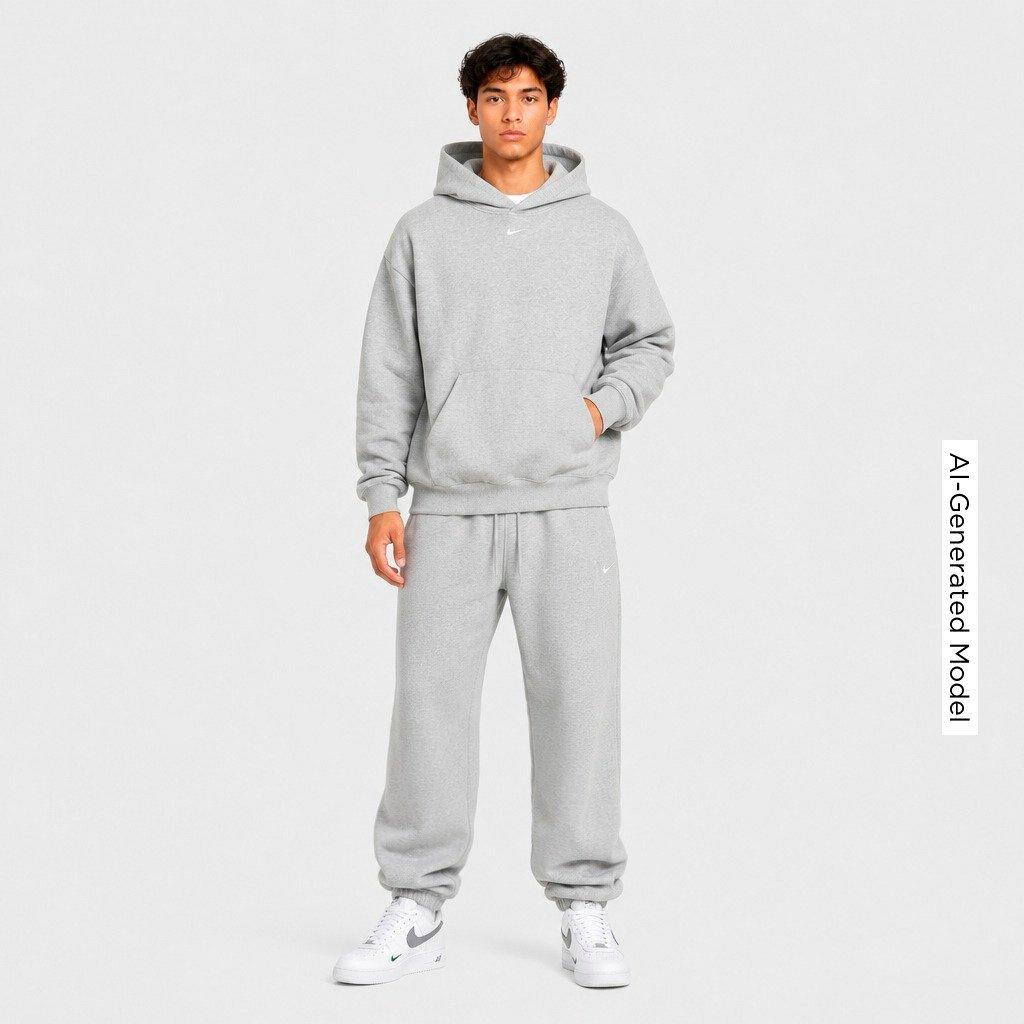 Men's Nike Solo Swoosh Cuffed Sweatpants