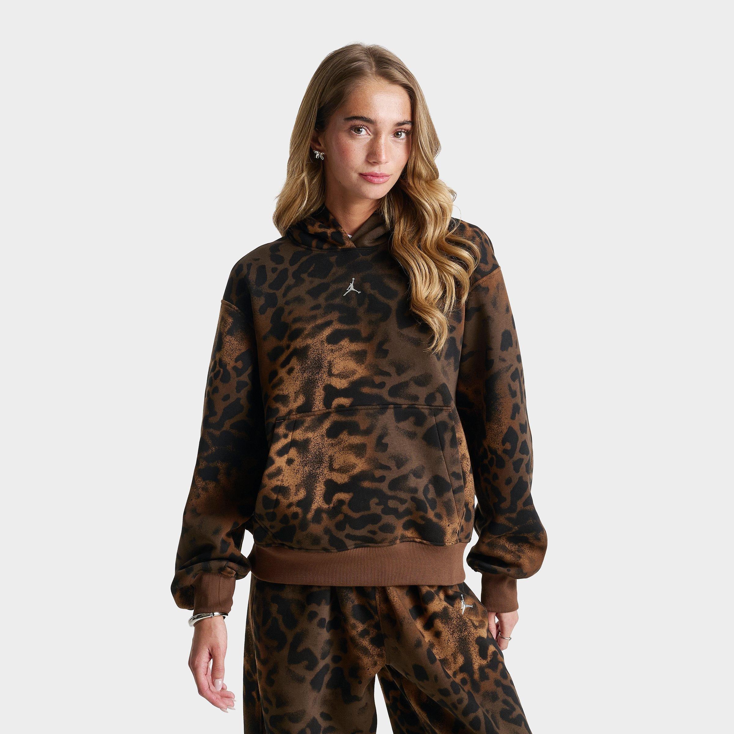 Women's Jordan Brooklyn Fleece Animal Print Pullover Hoodie
