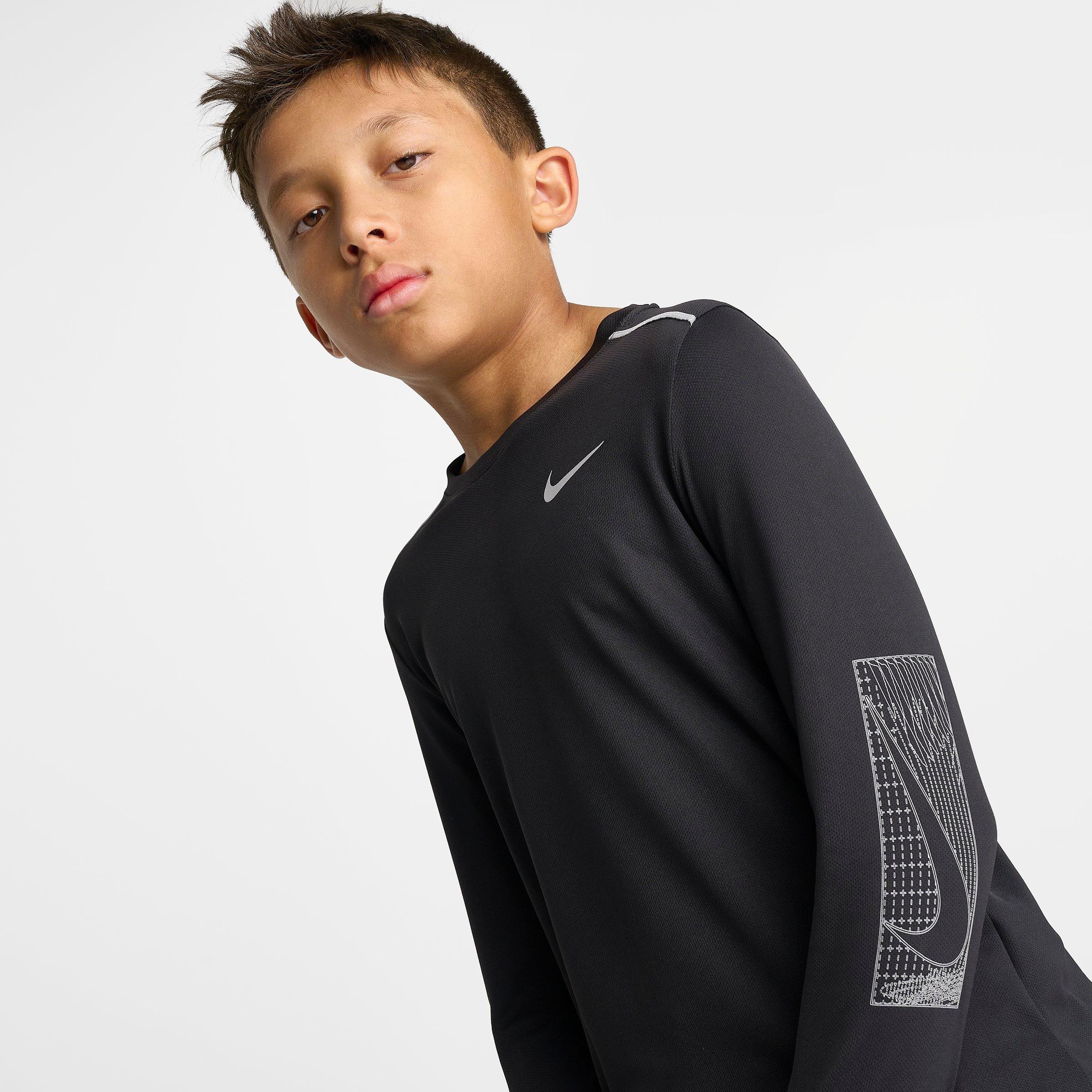 Big Kids' Nike Miler Winterized Dri-FIT Long-Sleeve Top