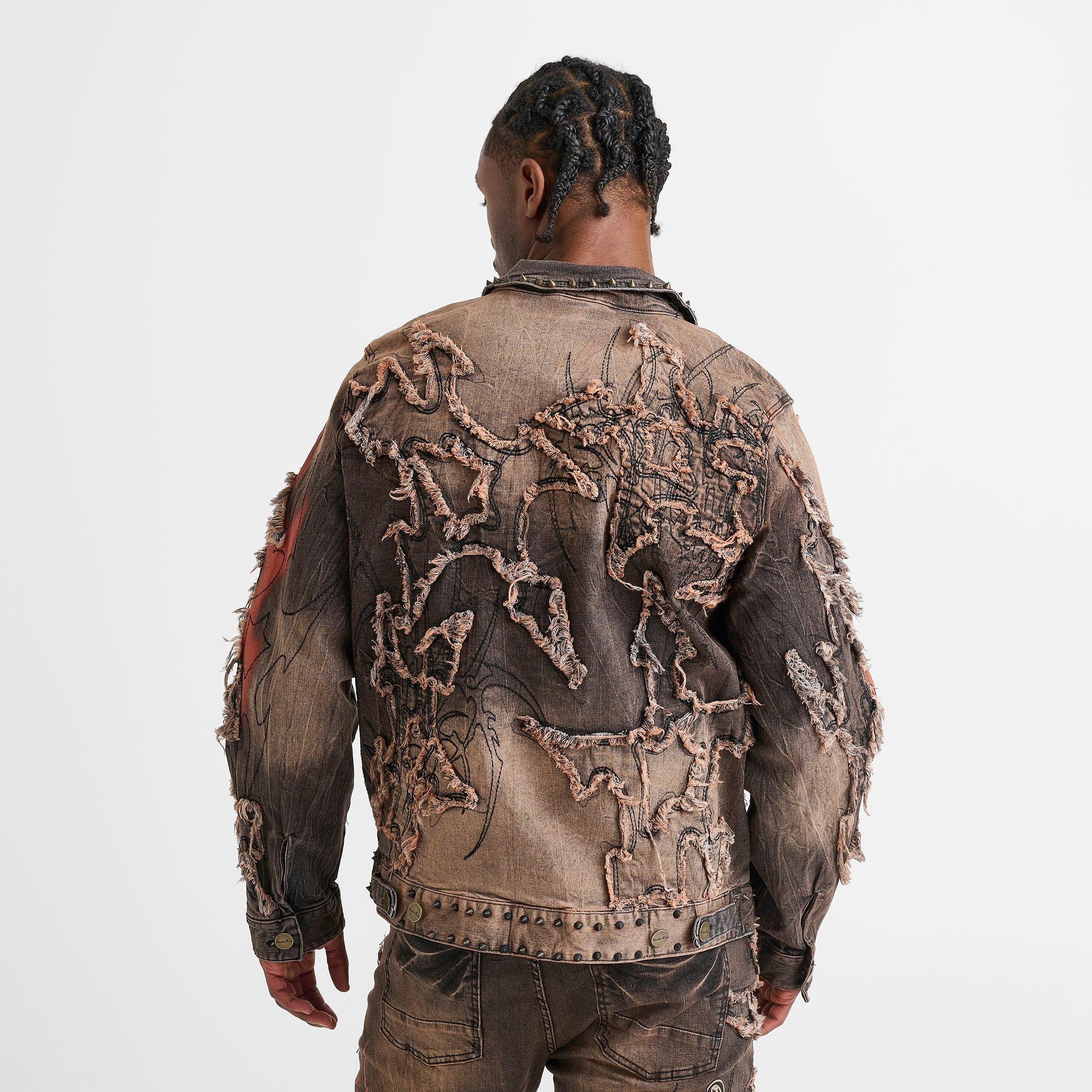 Men's Smoke Rise Ascended Deconstructed Denim Jacket