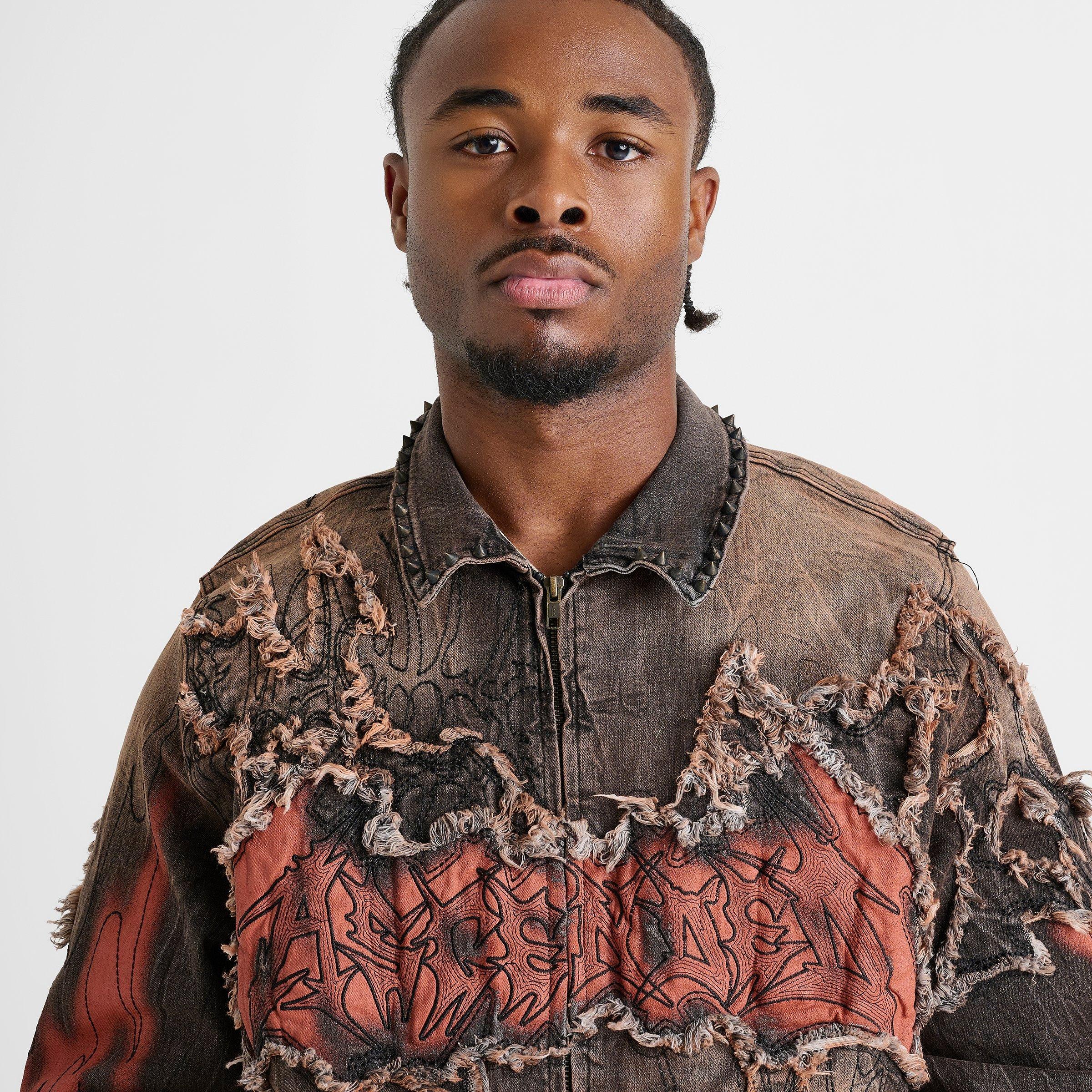 Men's Smoke Rise Ascended Deconstructed Denim Jacket