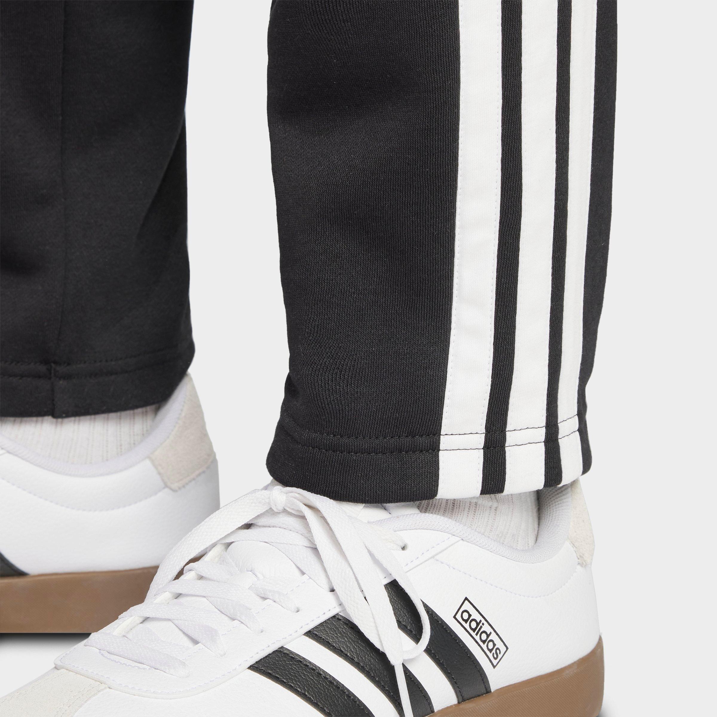 Men's adidas Essentials 3-Stripes Open Hem Fleece Pants