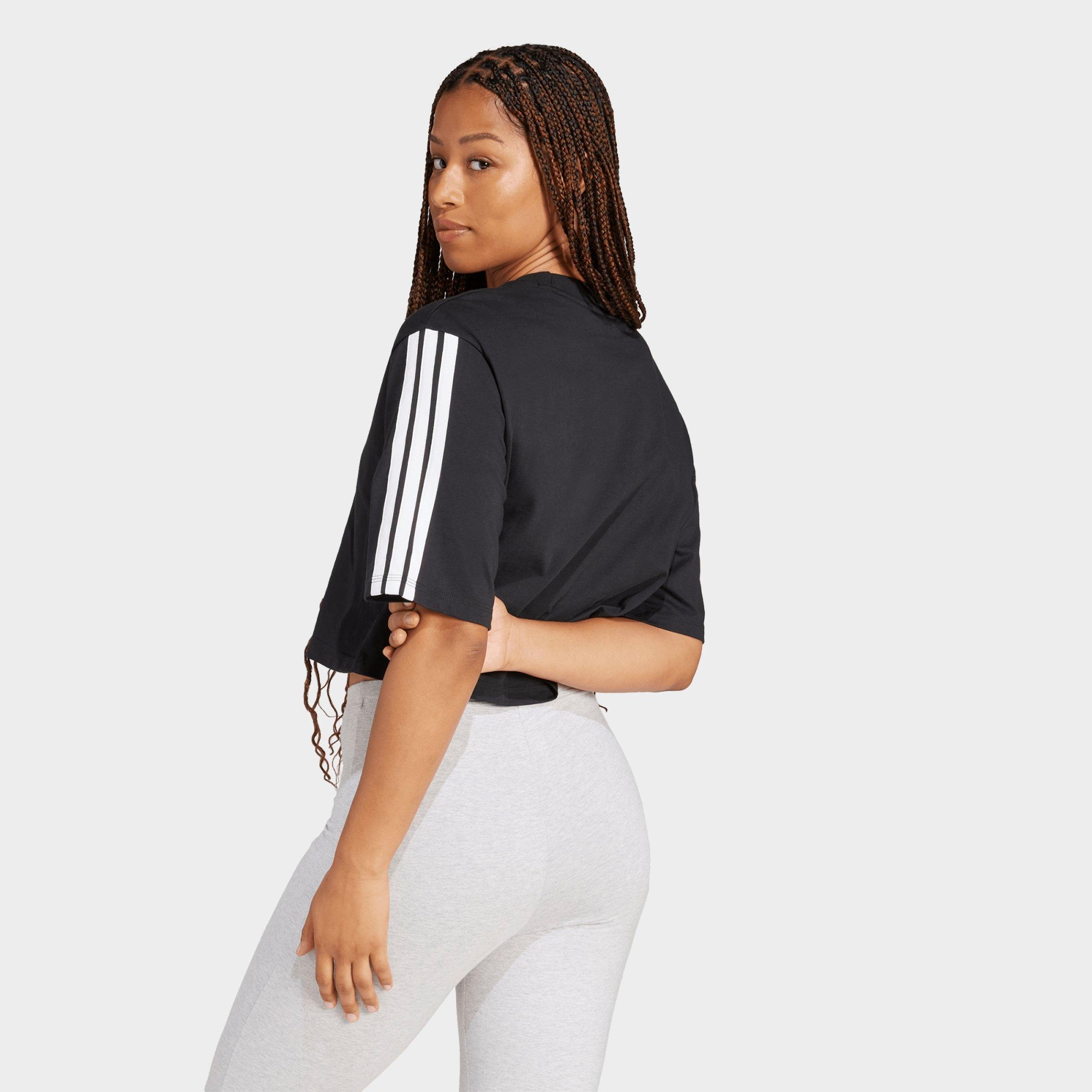 Women's adidas Essentials 3-Stripes Cotton Loose T-Shirt