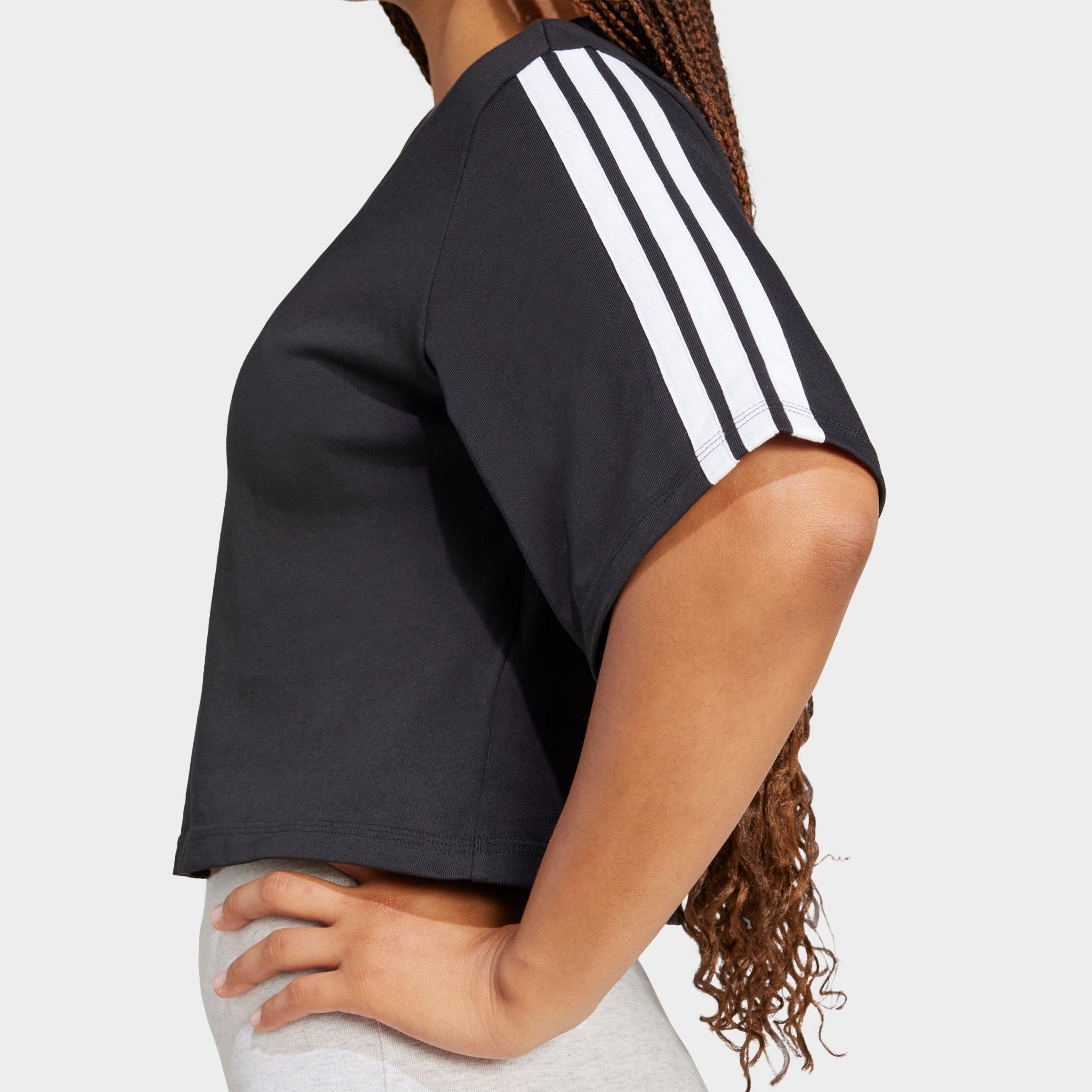 Women's adidas Essentials 3-Stripes Cotton Loose T-Shirt
