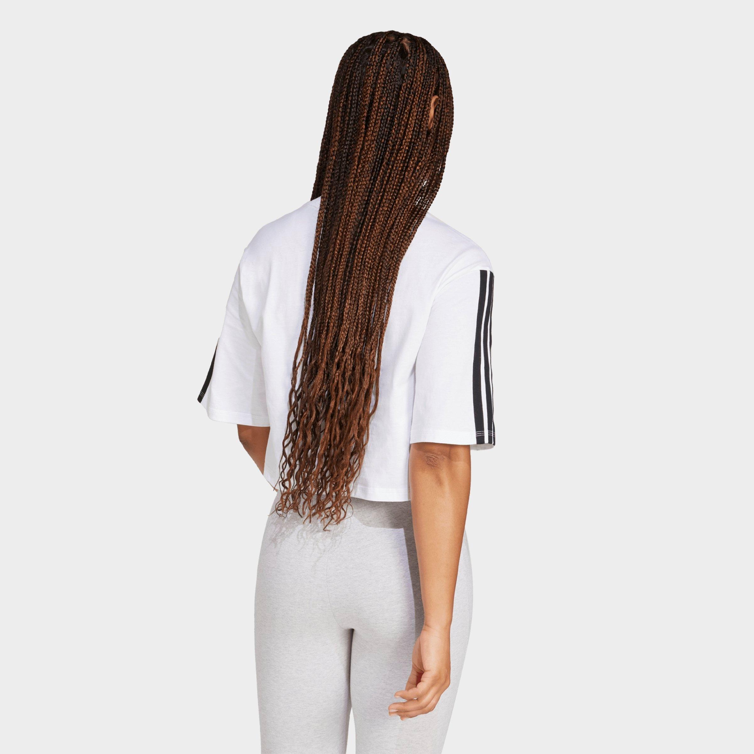Women's adidas Essentials 3-Stripes Cotton Loose T-Shirt