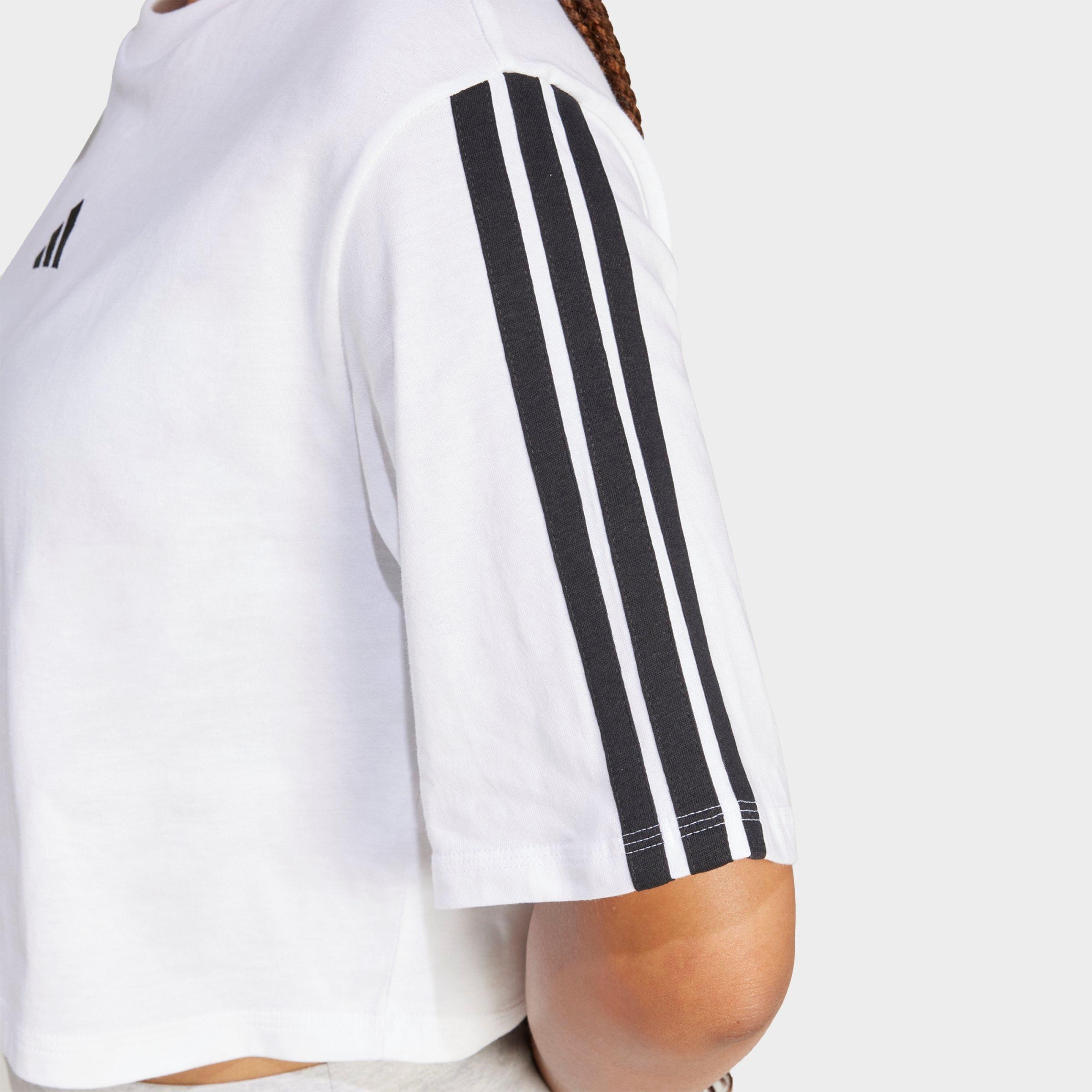 Women's adidas Essentials 3-Stripes Cotton Loose T-Shirt