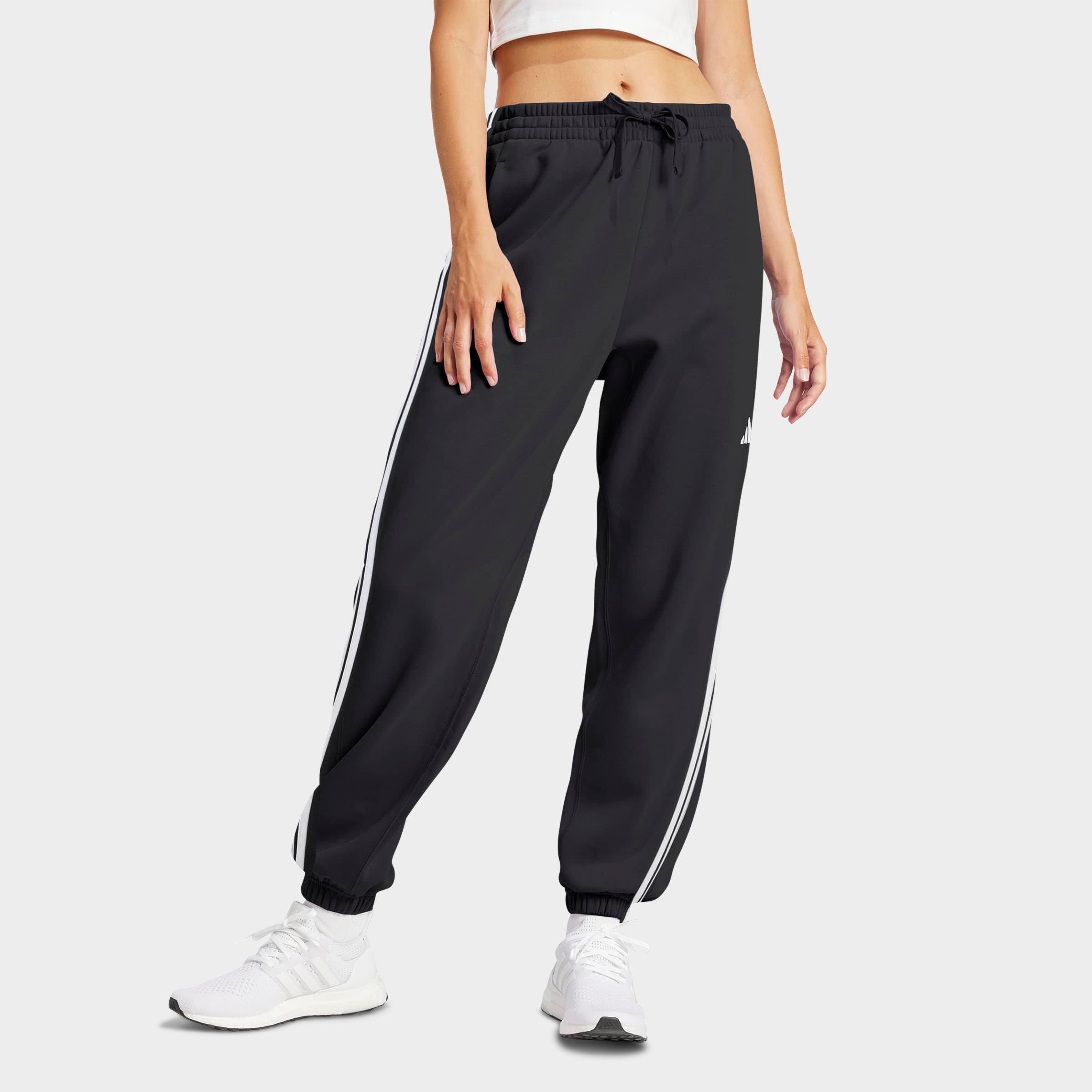 Women's adidas Essentials 3-Stripes French Terry Cuffed Pants