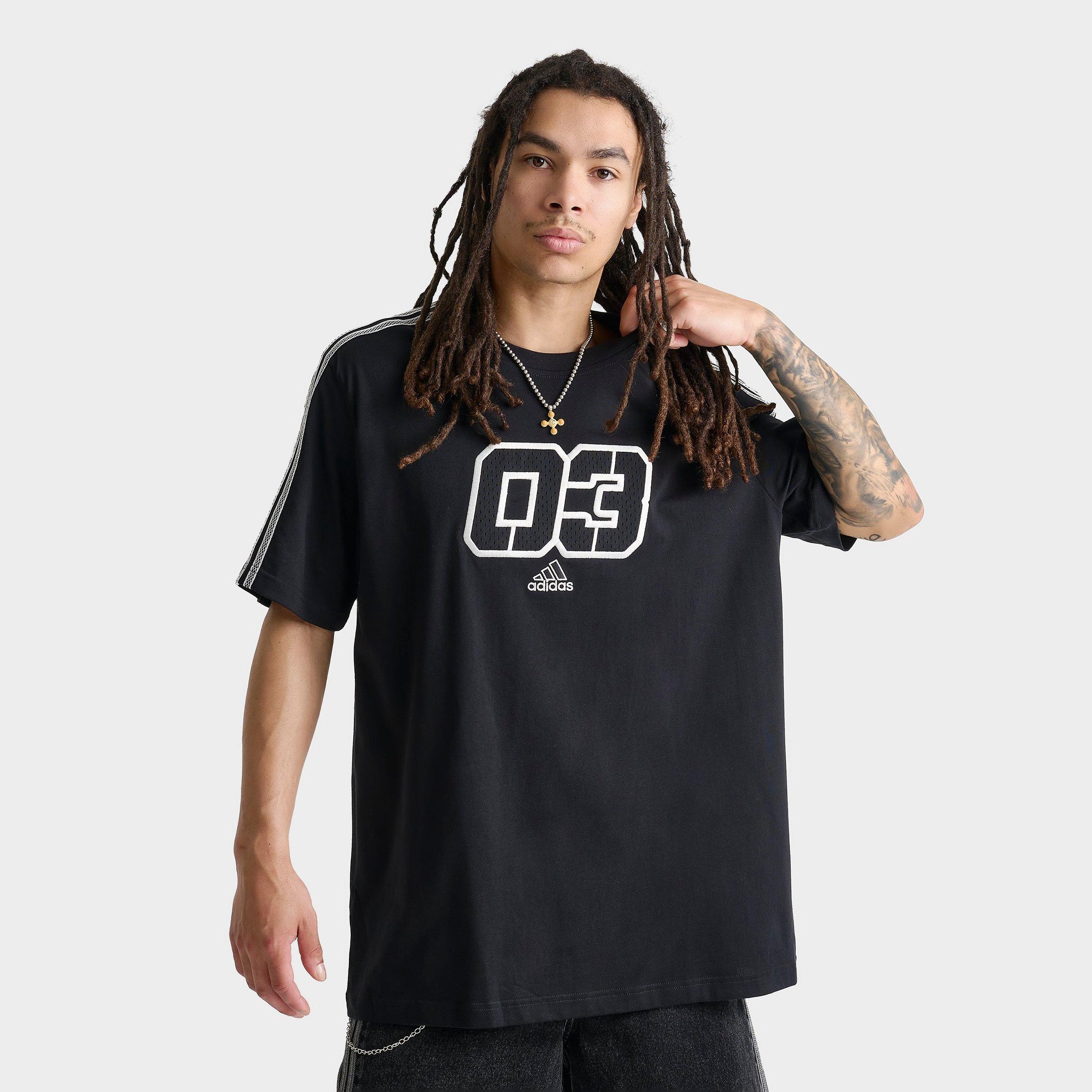 Mens Tshirt Adidas Lrg Logo Tee Men's Adidas Originals 03 Graphic