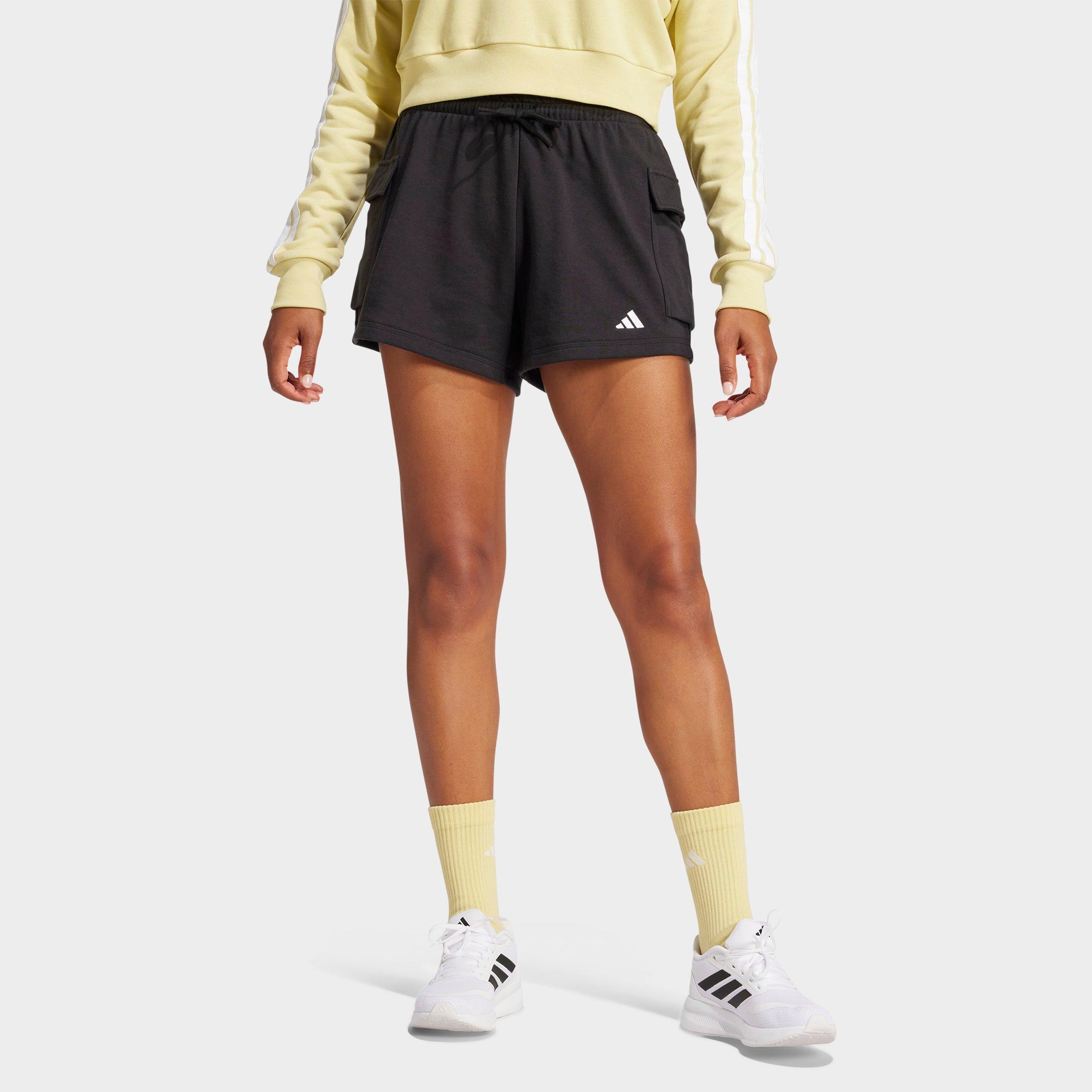 Women's adidas Essentials Small Logo French Terry Cargo Shorts