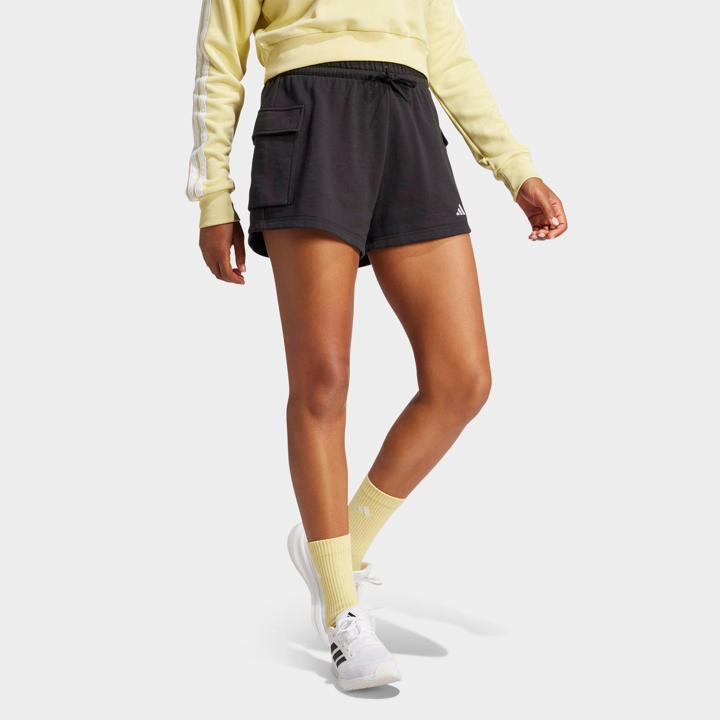 Women's adidas Essentials Small Logo French Terry Cargo Shorts