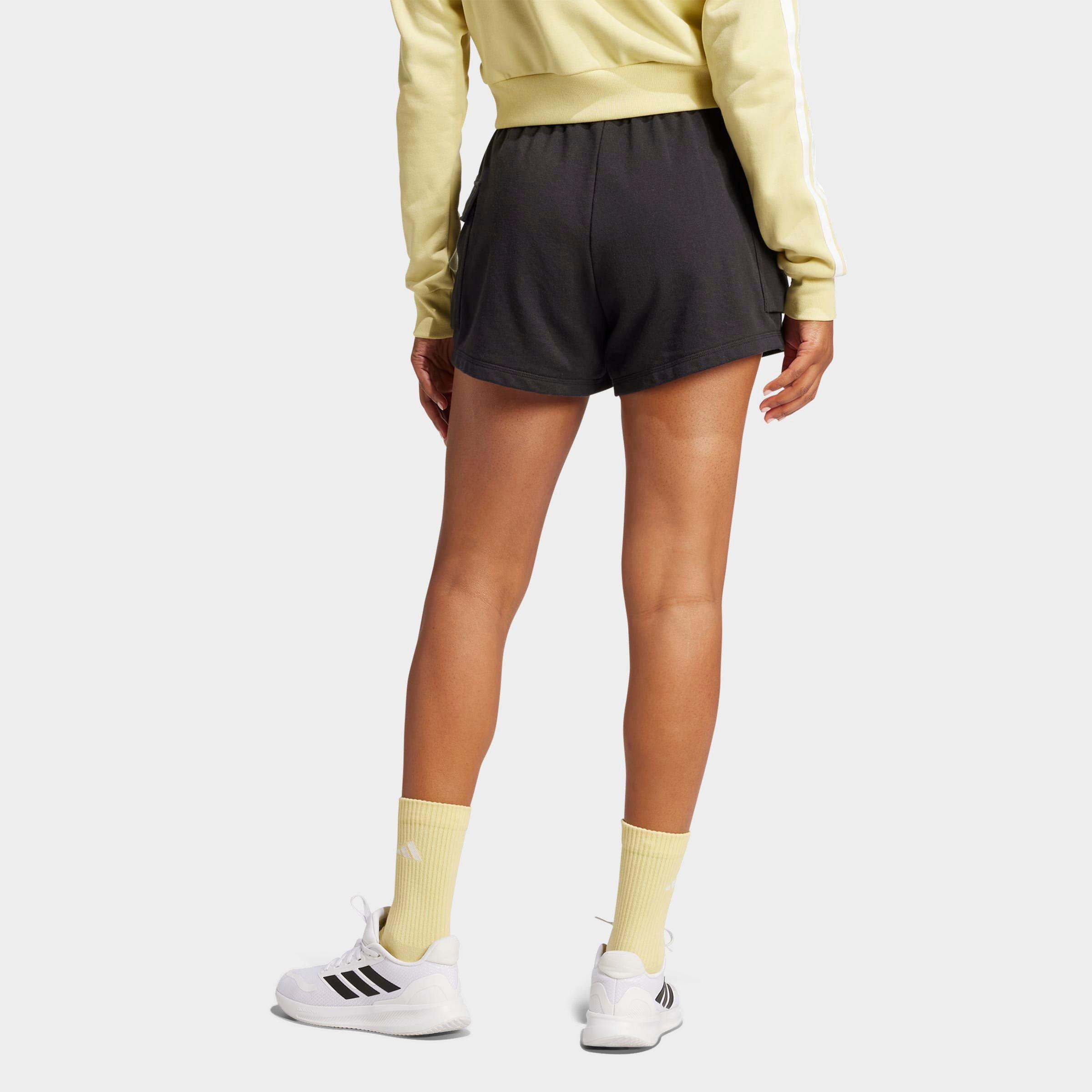 Women's adidas Essentials Small Logo French Terry Cargo Shorts