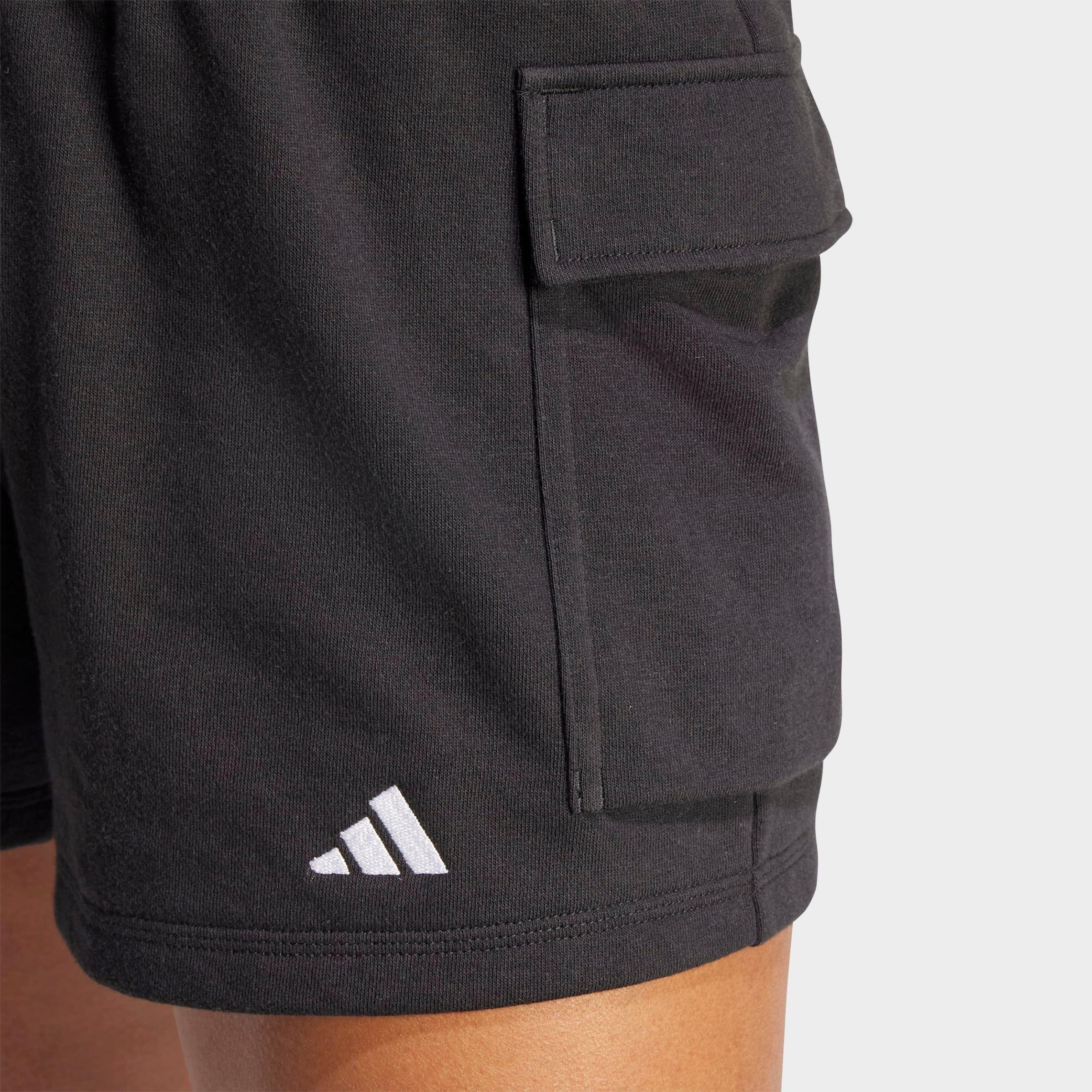 Women's adidas Essentials Small Logo French Terry Cargo Shorts