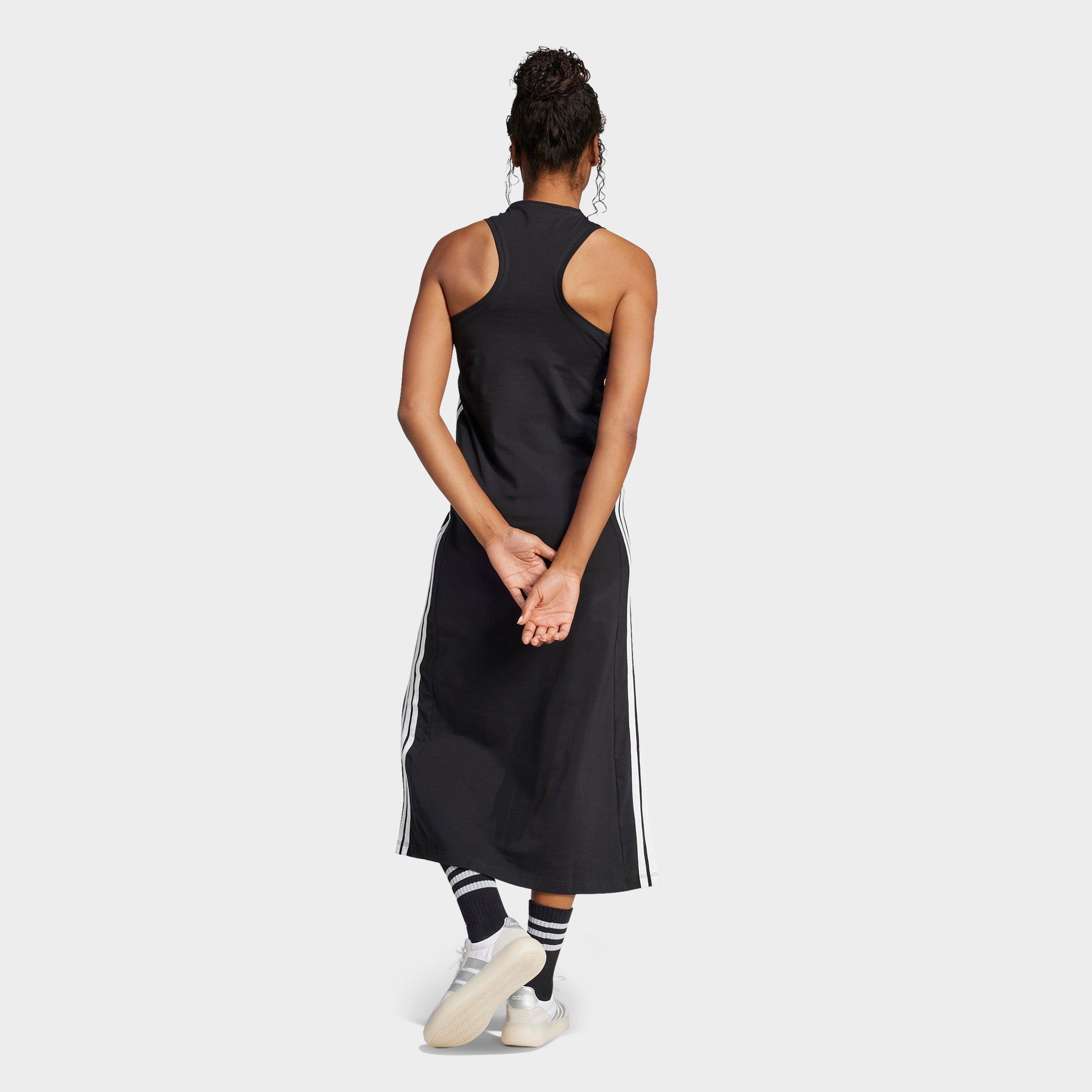 Women's adidas Essentials 3-Stripes Long Racerback Dress