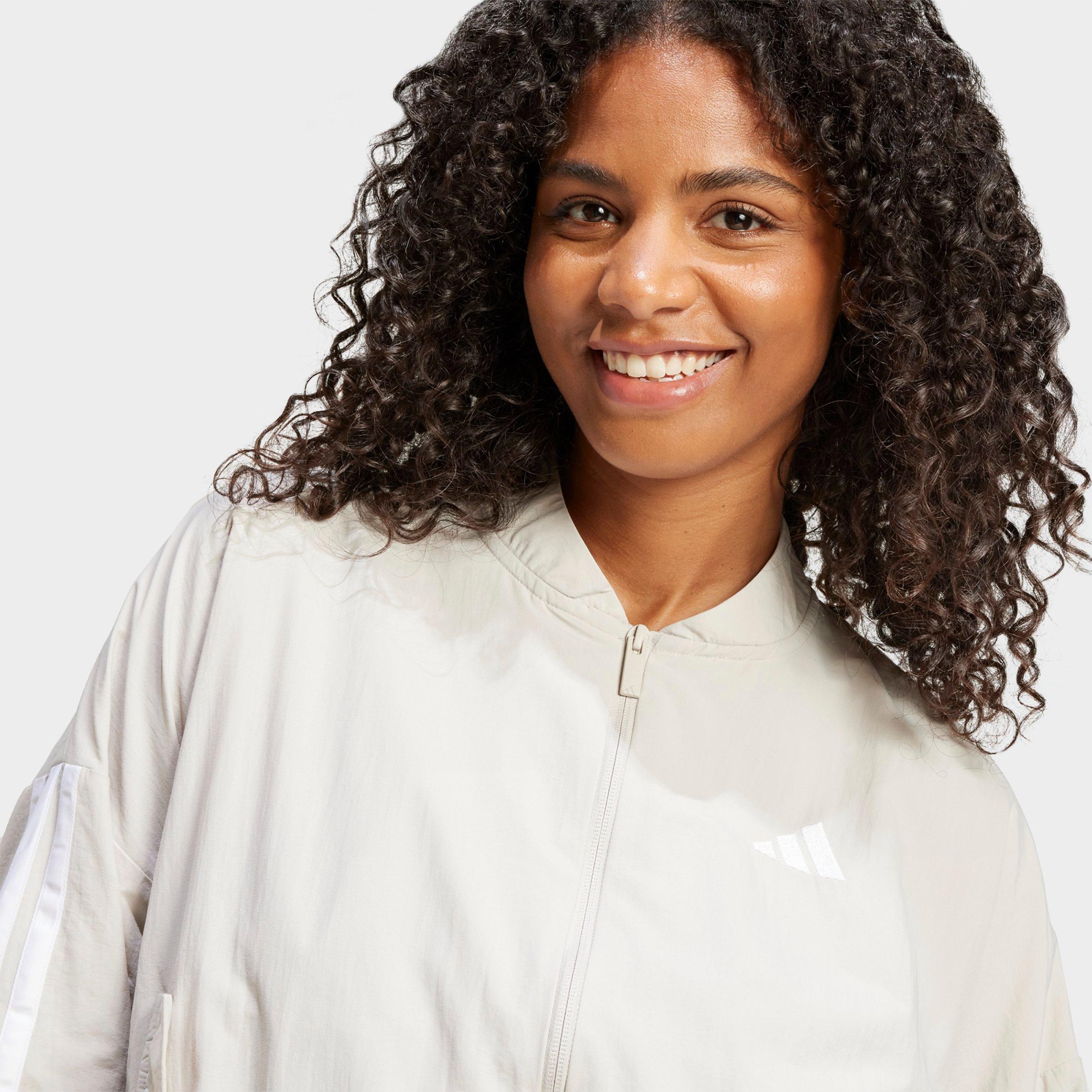 Women's adidas Sportswear Essentials 3-Stripes Lifestyle Woven Bomber Jacket