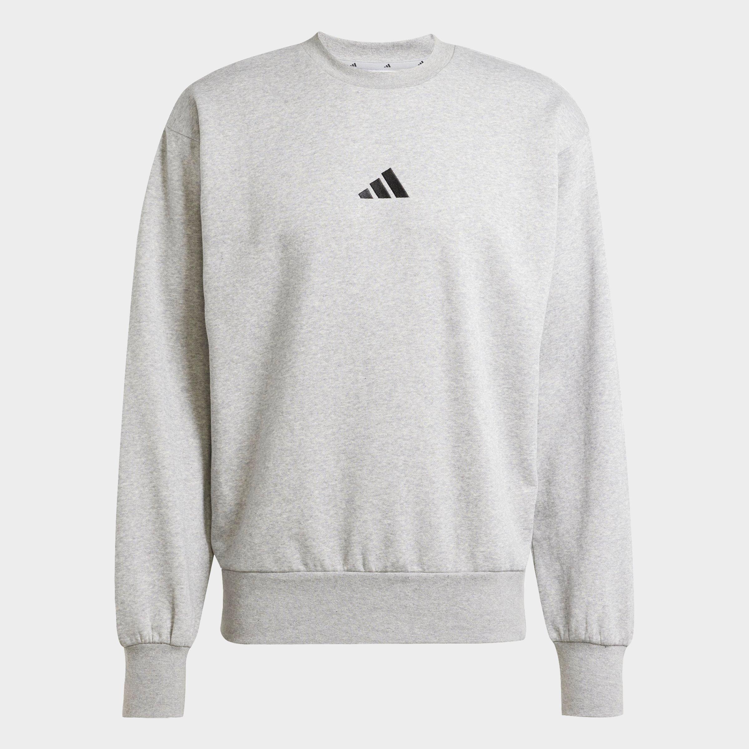 Men's adidas Essentials Feelcozy Fleece Crewneck Sweatshirt | JD