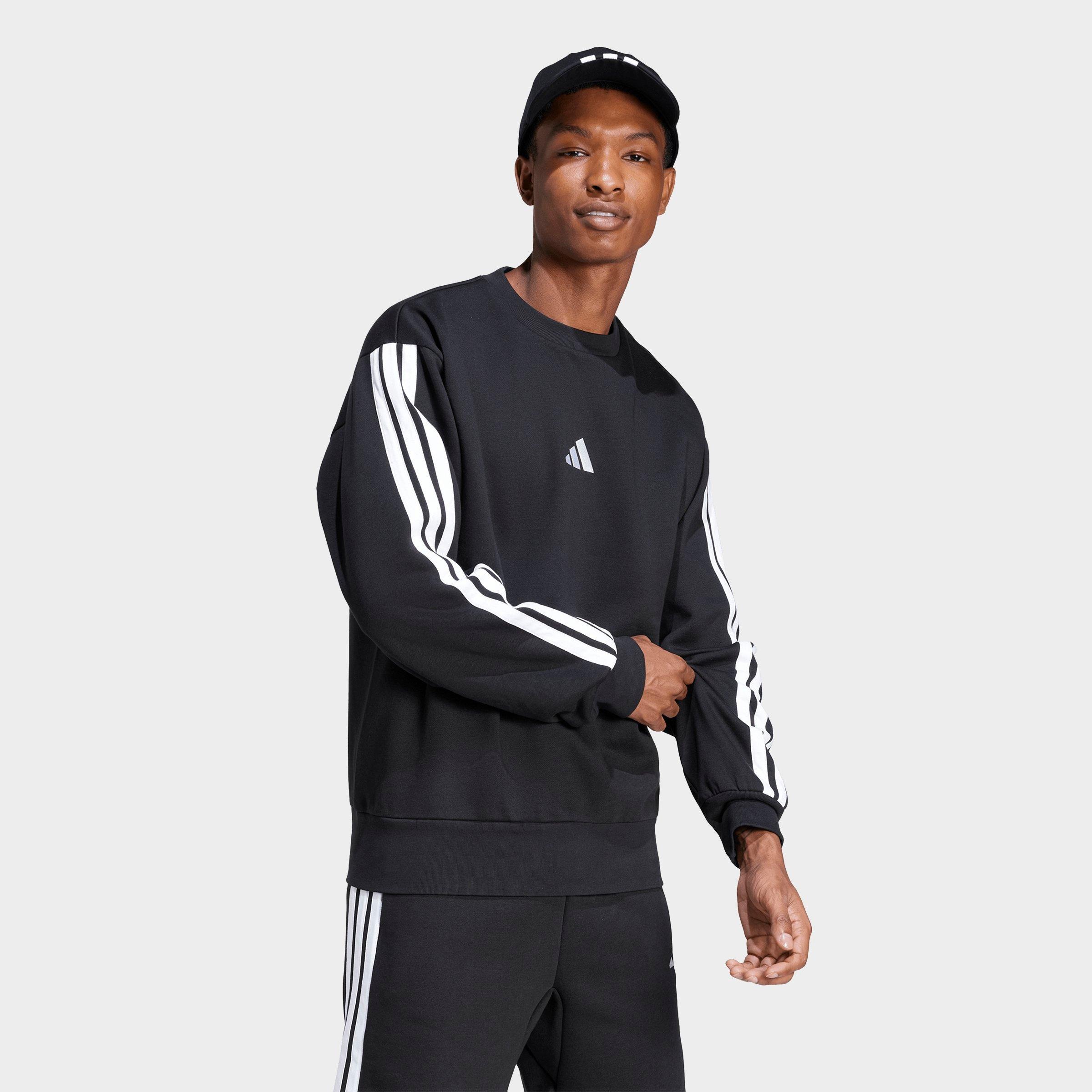 Men's adidas Essentials 3-Stripes Fleece Crewneck Sweatshirt