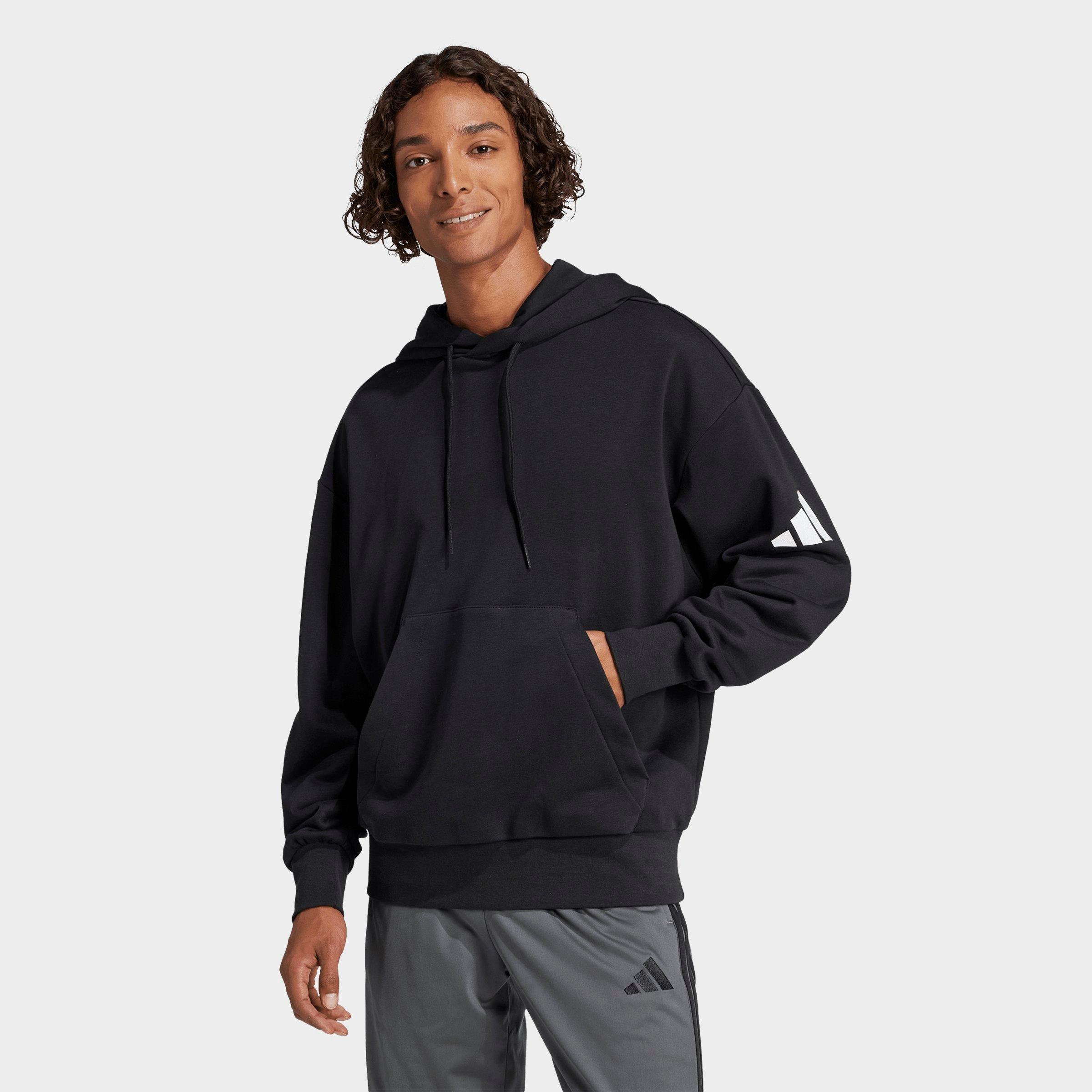 Men's adidas Essentials 3-Bar Logo Loose French Terry Hoodie