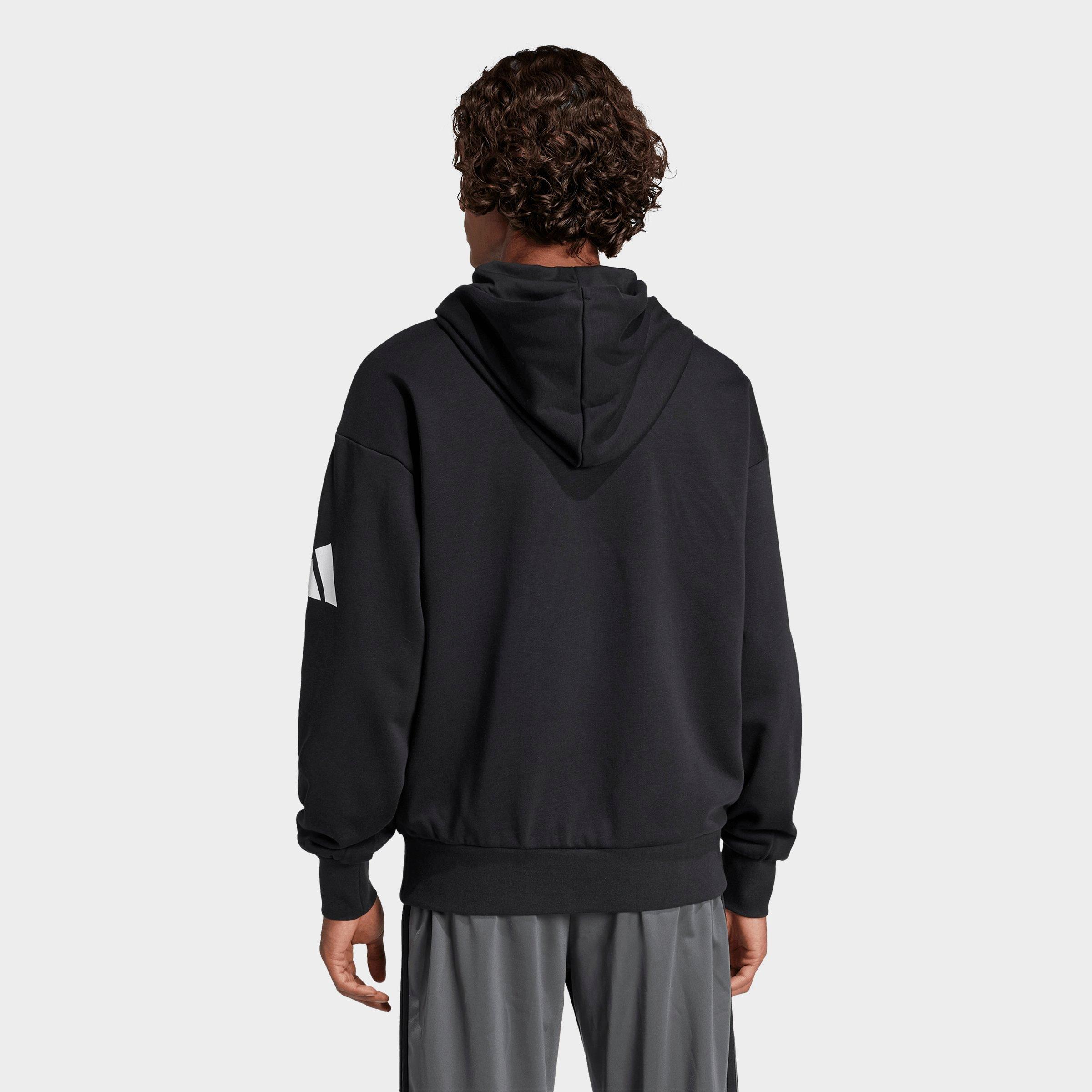 Men's adidas Essentials 3-Bar Logo Loose French Terry Hoodie