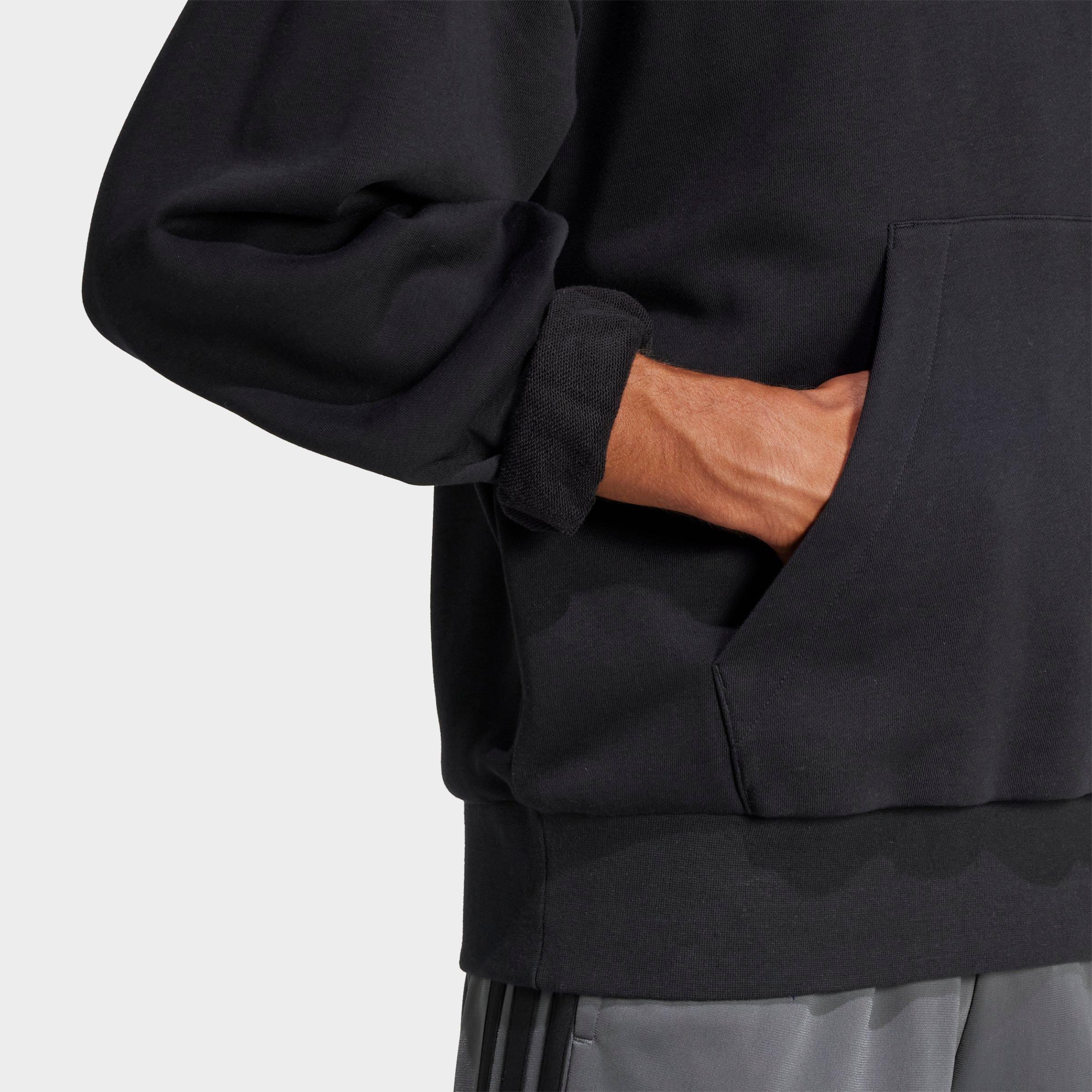 Men's adidas Essentials 3-Bar Logo Loose French Terry Hoodie